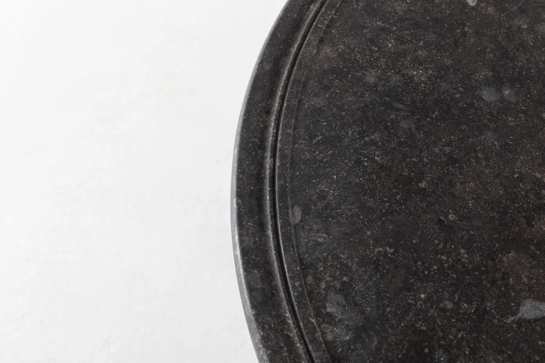 SOLD, 19th Century Ebonised Guéridon with Marble Top