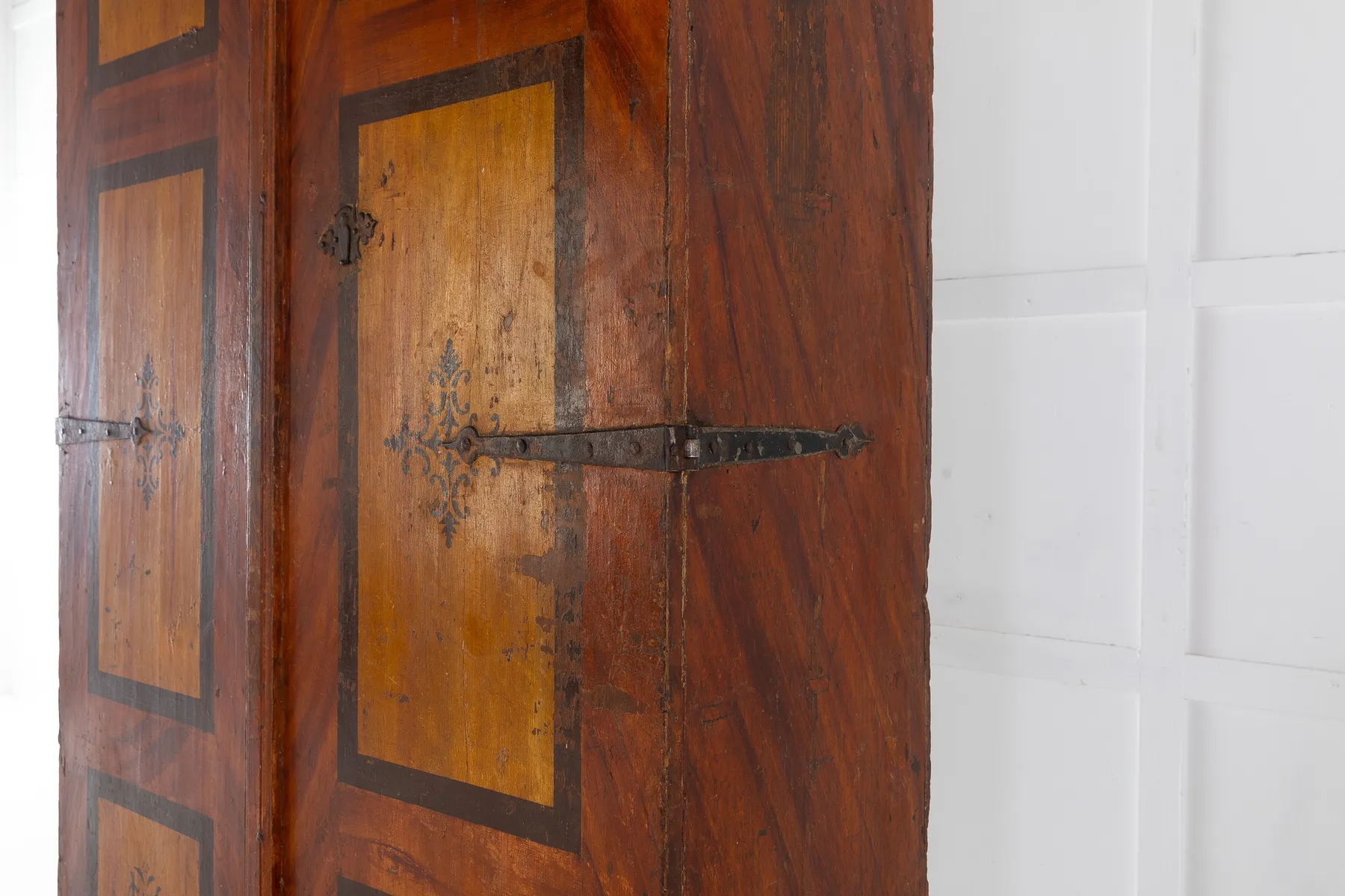 SOLD, 18th Century Spanish Painted Cabinet