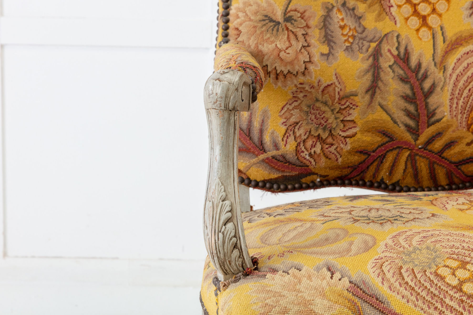 SOLD, Pair of 1920s French Painted Chairs