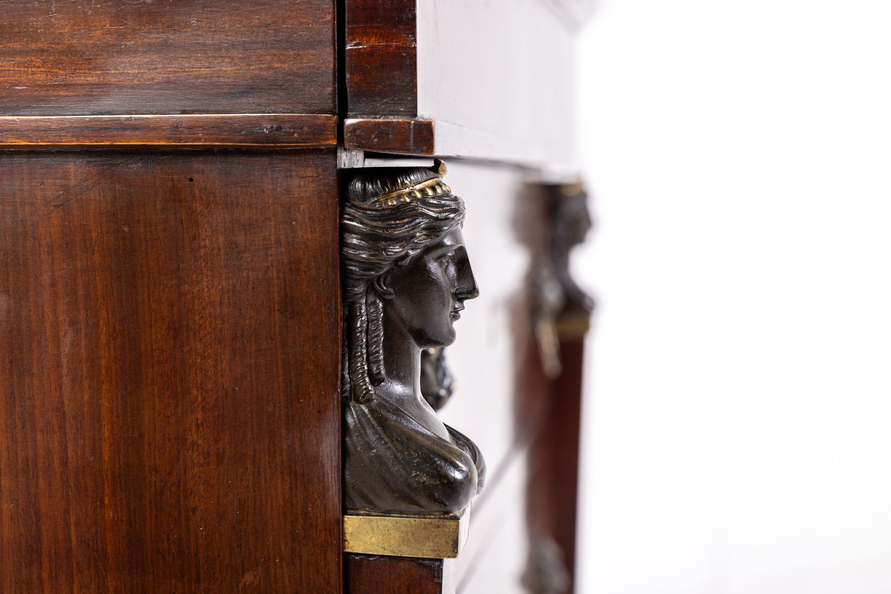 19th Century French Empire Period Mahogany Commode