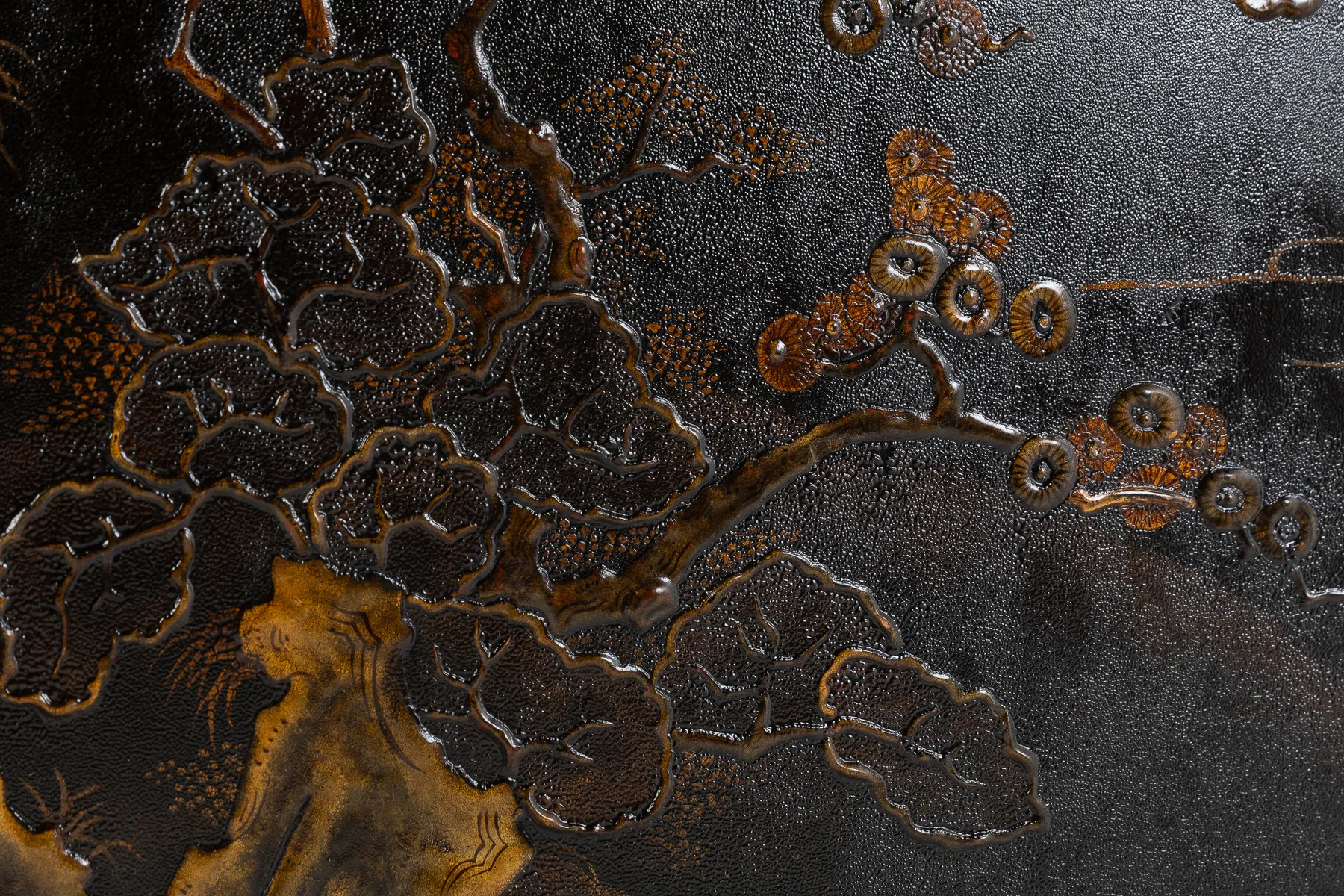 SOLD, Early 19th Century French Cabinet with Chinese Lacquer