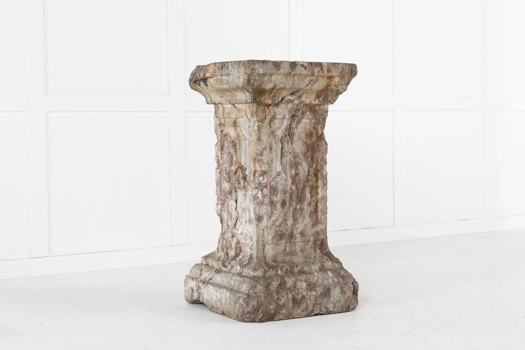 SOLD, 18th Century Marble Plinth