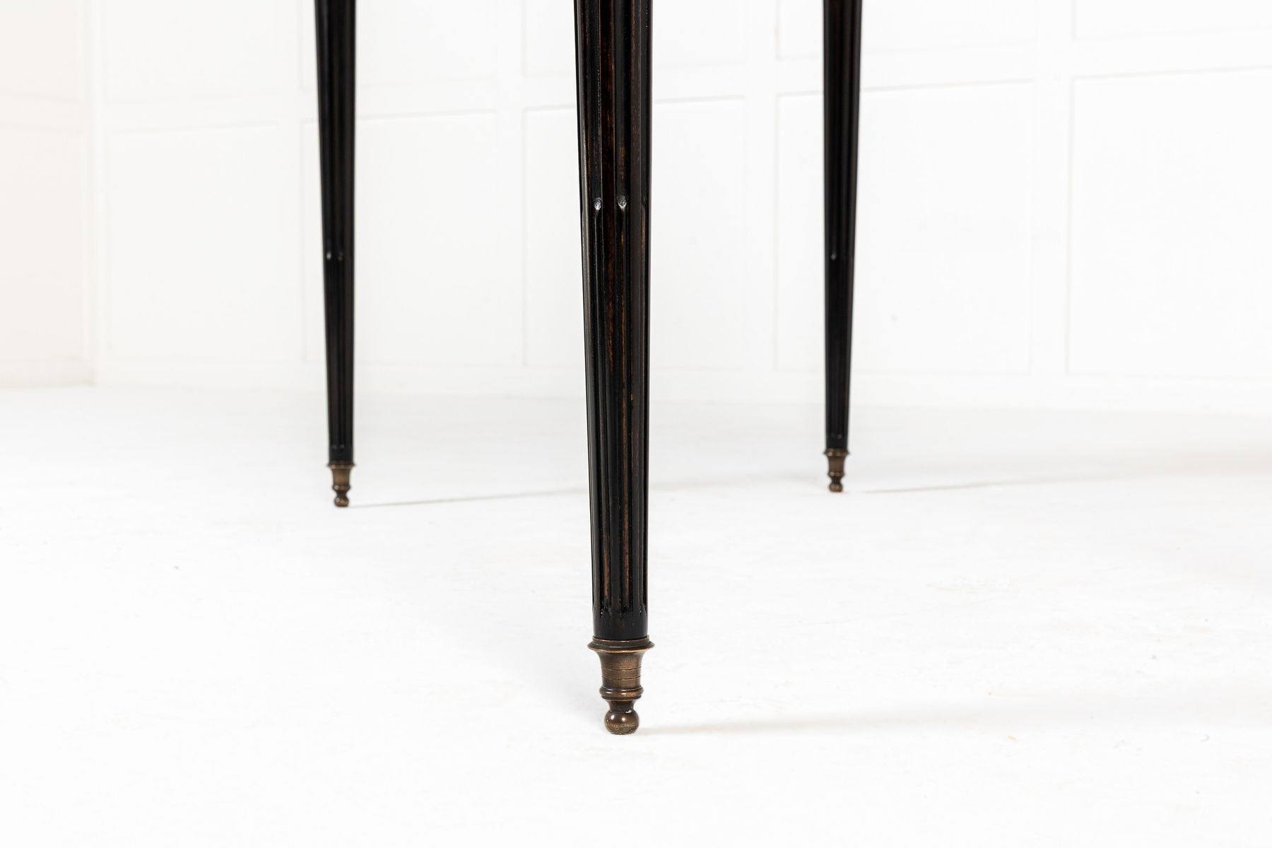 Mid 20th Century French Ebonised Bureau Plat