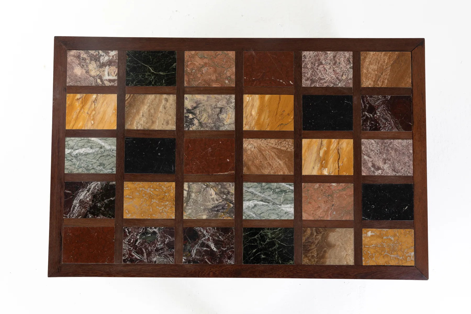 SOLD, 1960s Specimen Marble Top Coffee Table