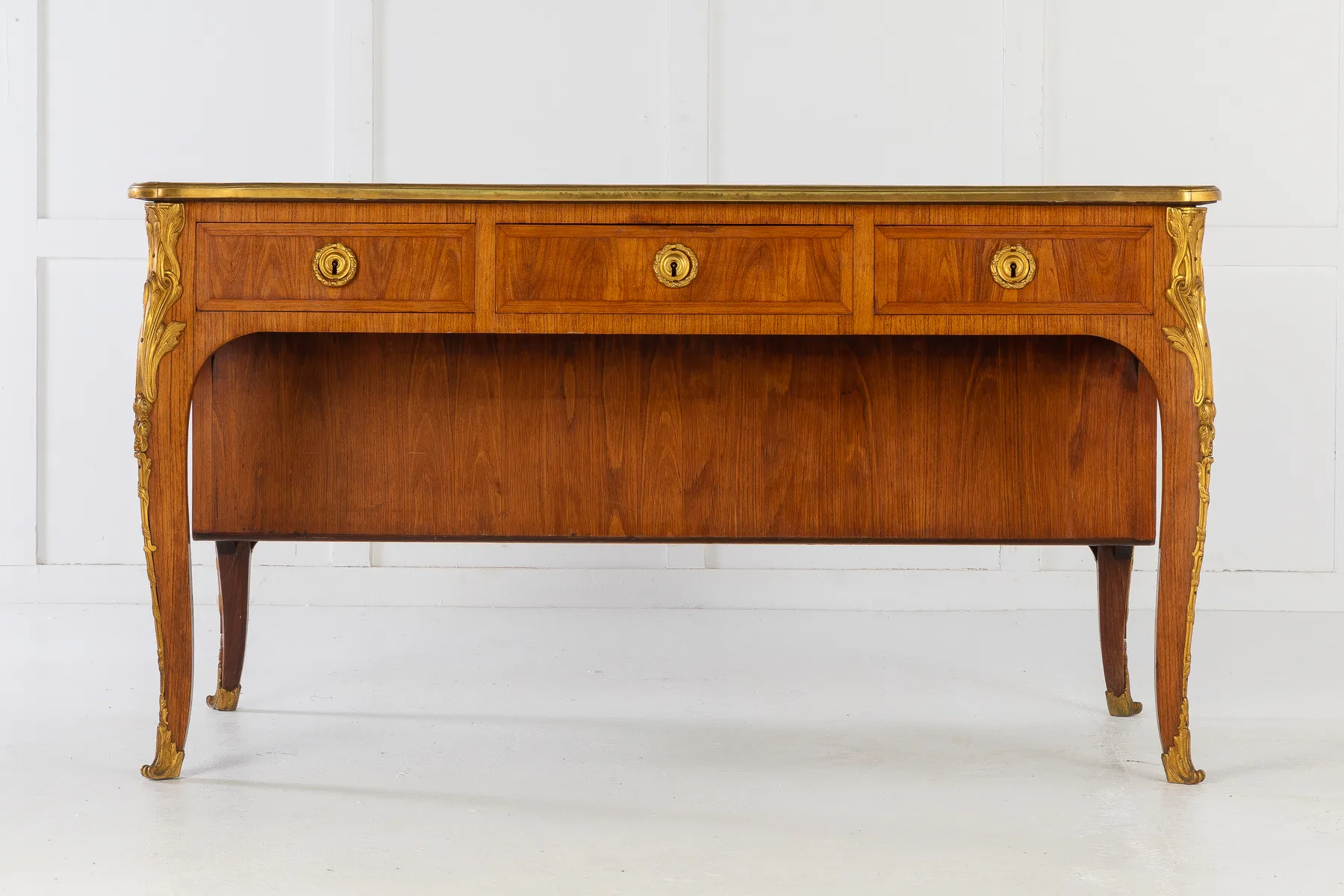 1940s French Kingwood Bureau Plat