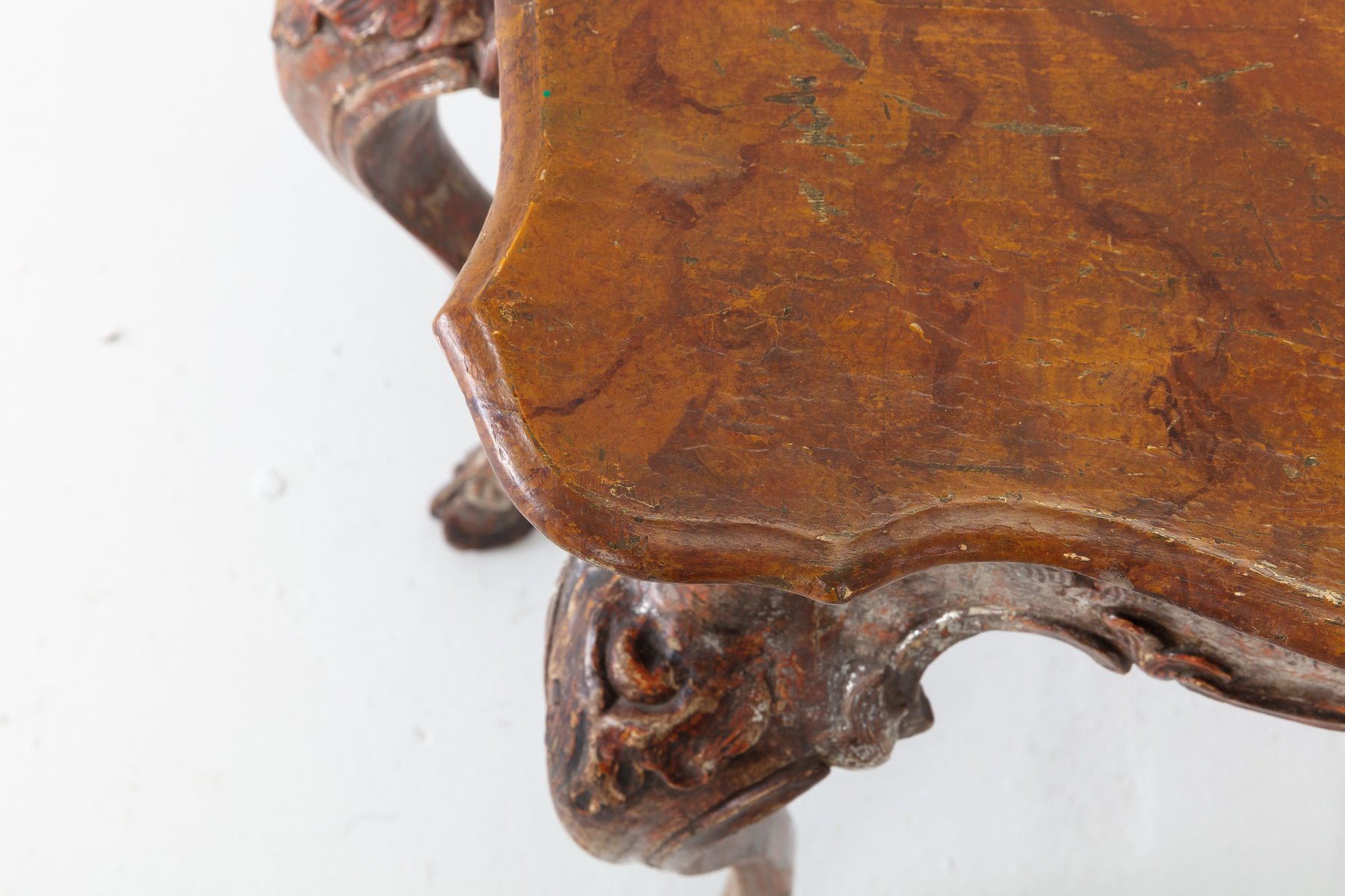 SOLD, 18th Century Italian Silver Gilt Console Table