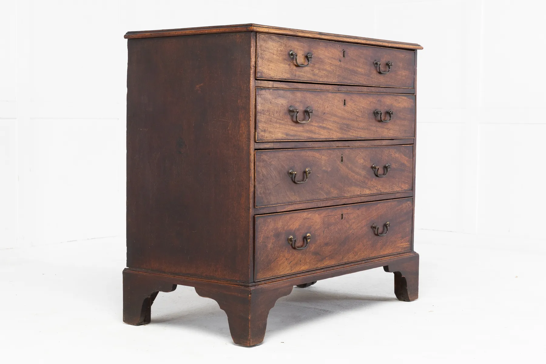 SOLD, 18th Century English Mahogany Chest of Drawers