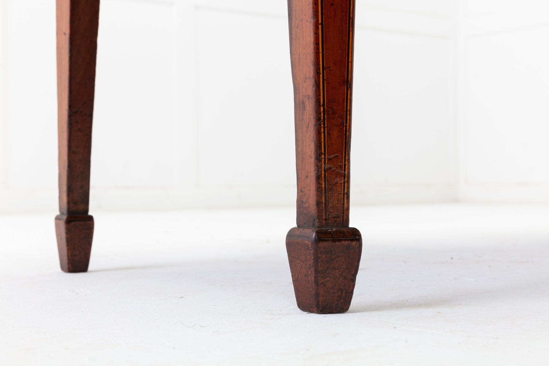 SOLD, 18th Century English Mahogany Bow Fronted Sideboard