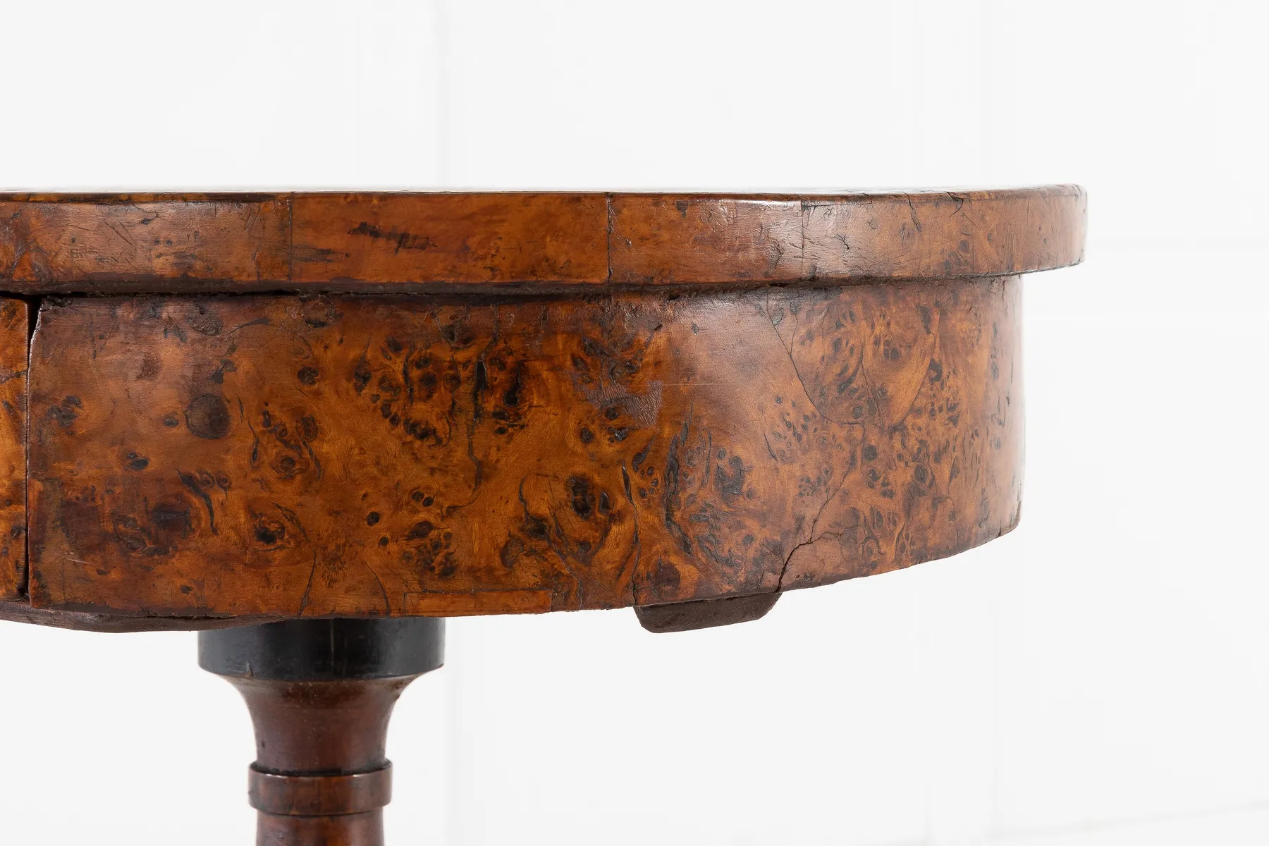 SOLD, Early 19th Century Italian Burr Oak Guéridon