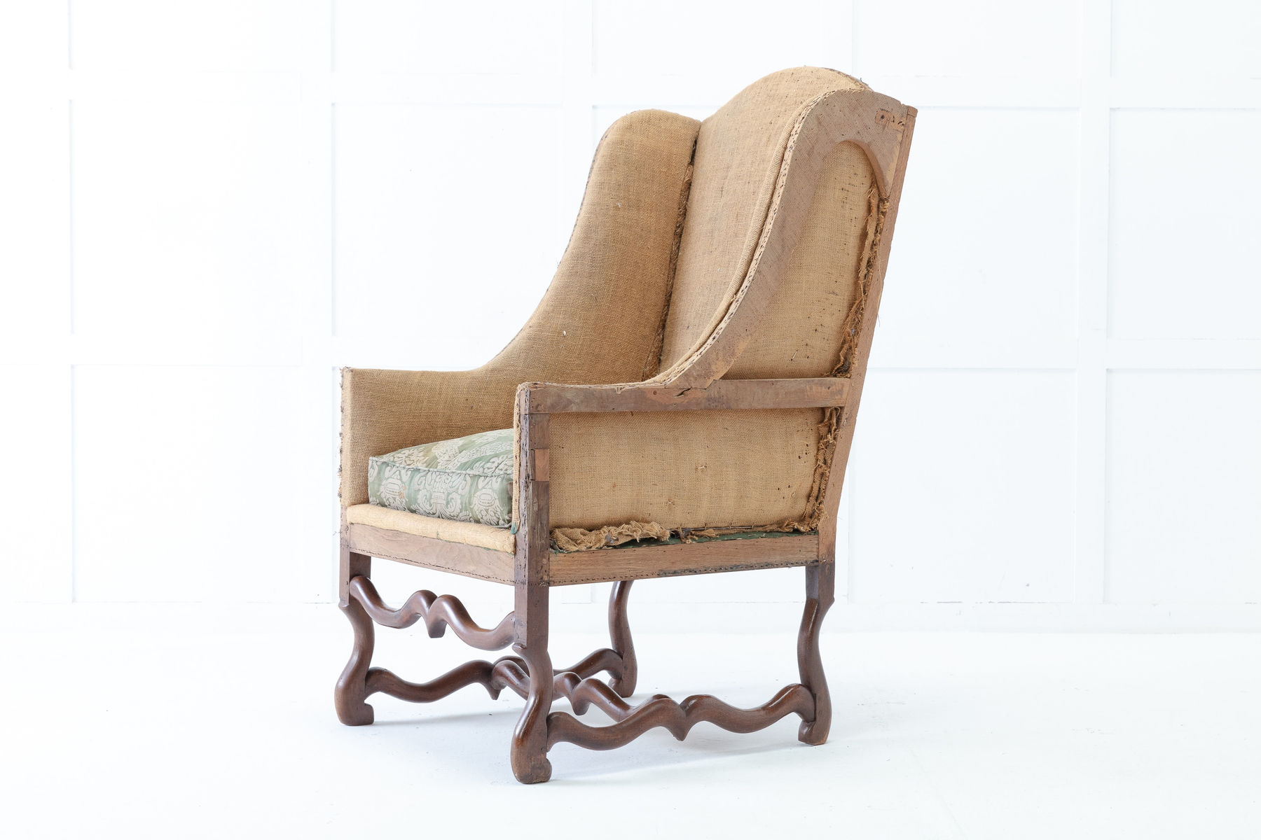 SOLD, 19th Century French Os De Mouton Armchair
