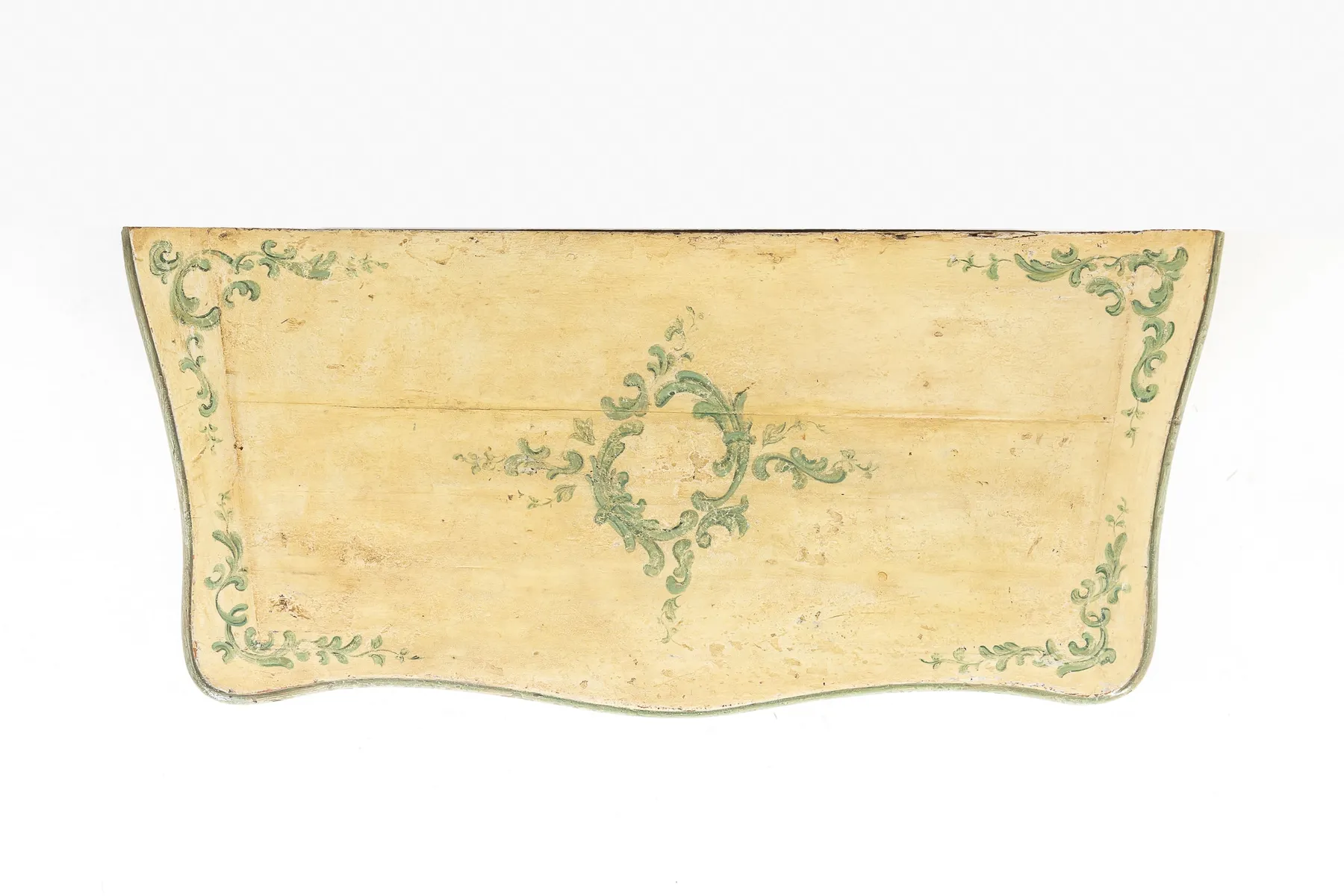 18th Century Italian Serpentine Painted Commode