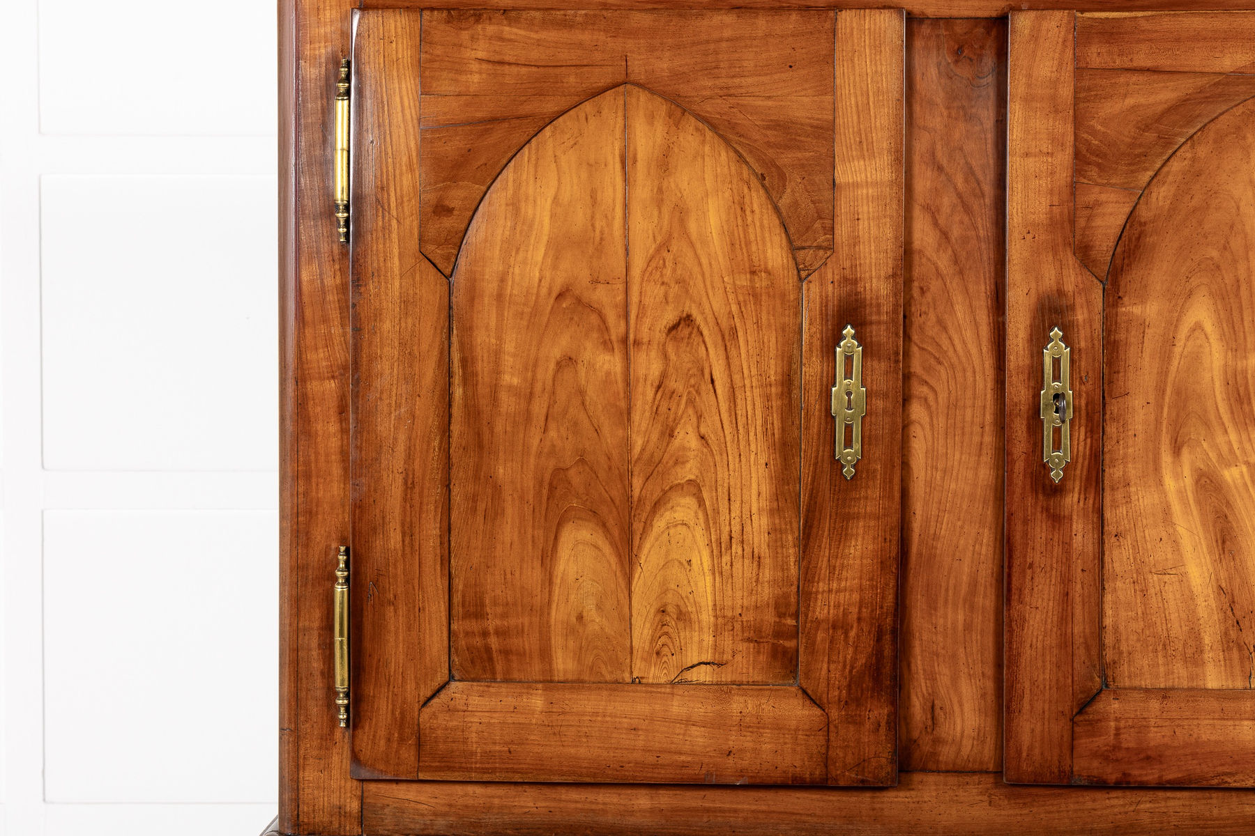 18th Century French Cherry Wood Buffet Deux Corps