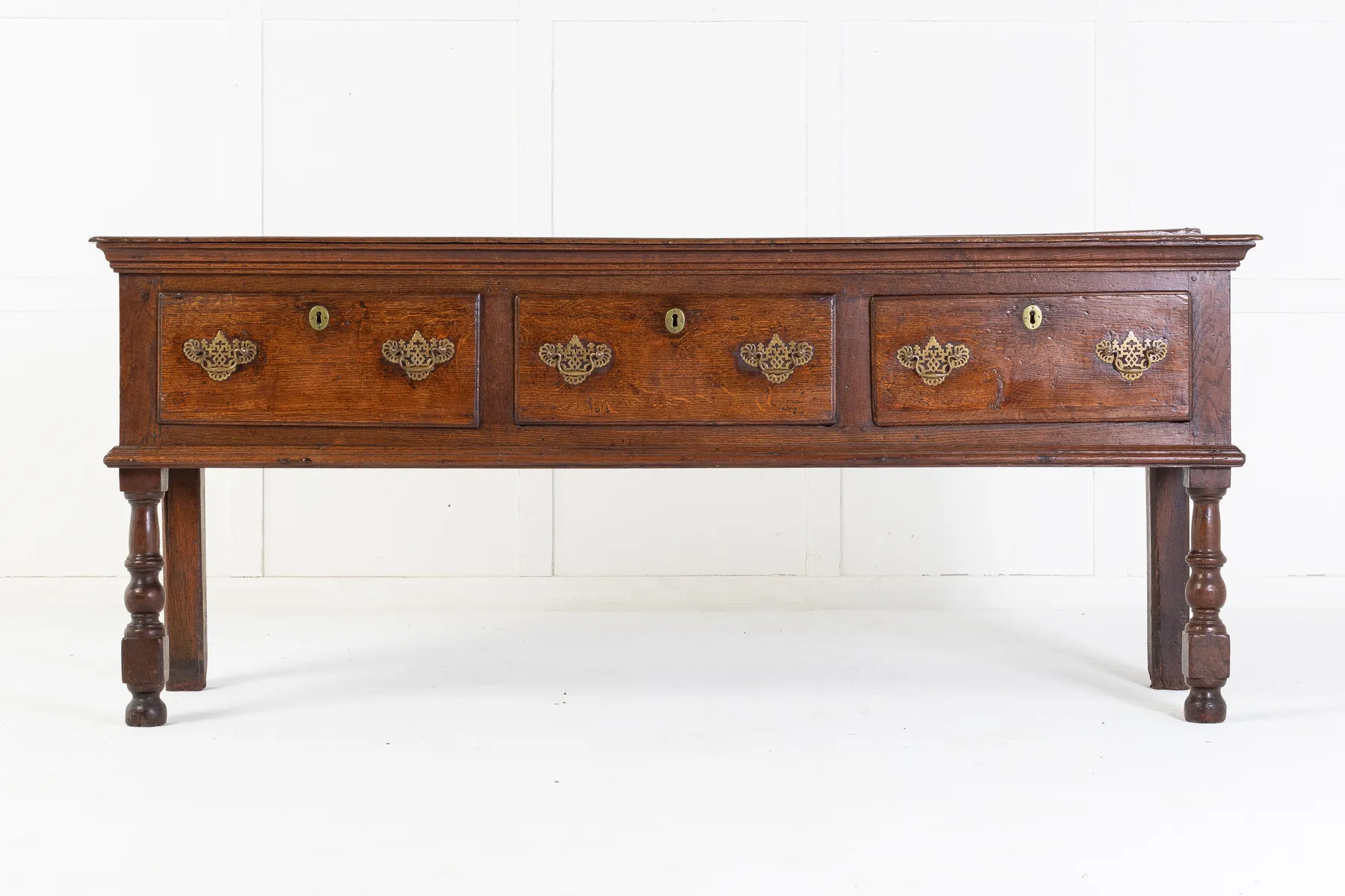 SOLD, Early 18th Century Oak Dresser Base