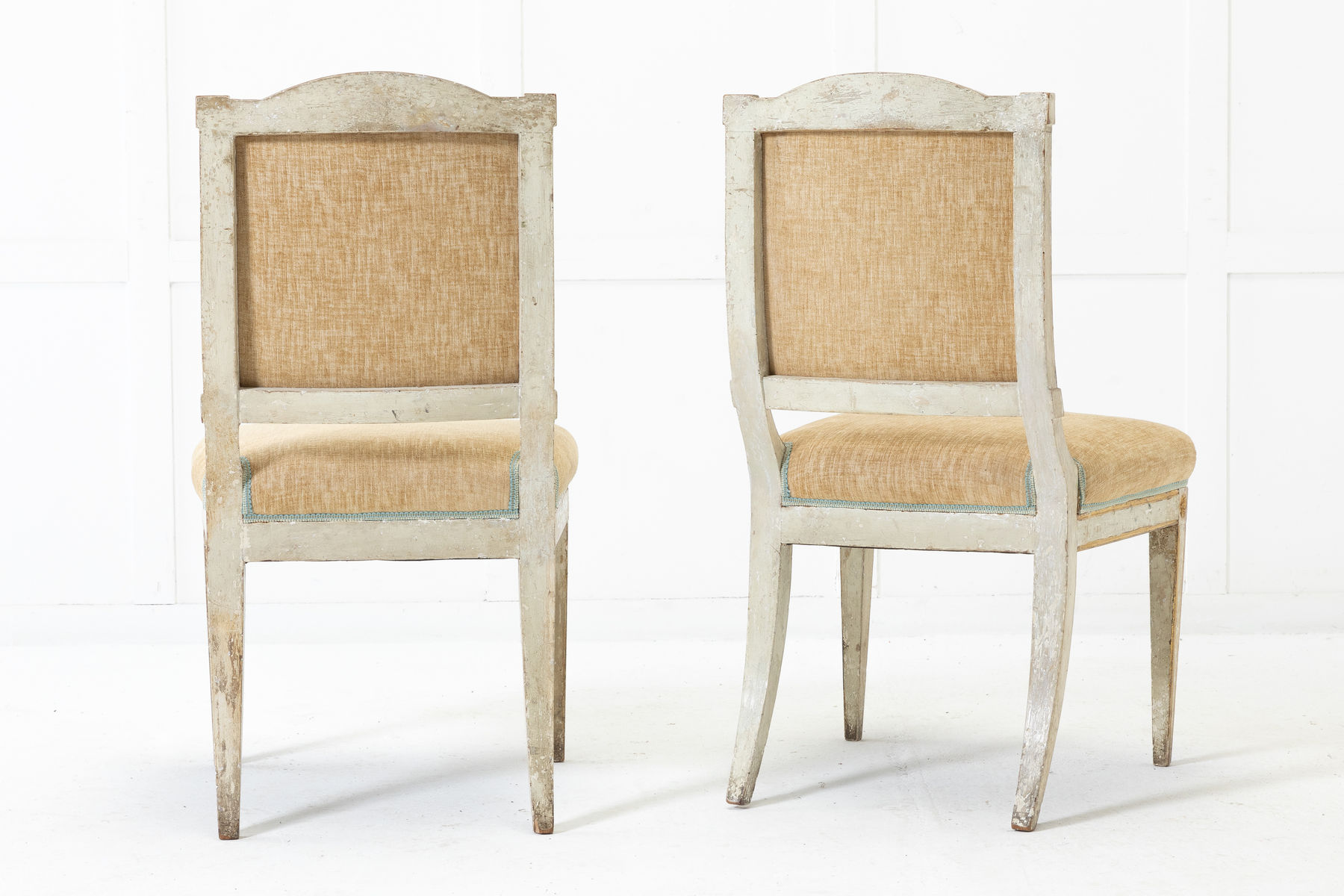 Pair of 18th Century Italian Painted Side Chairs