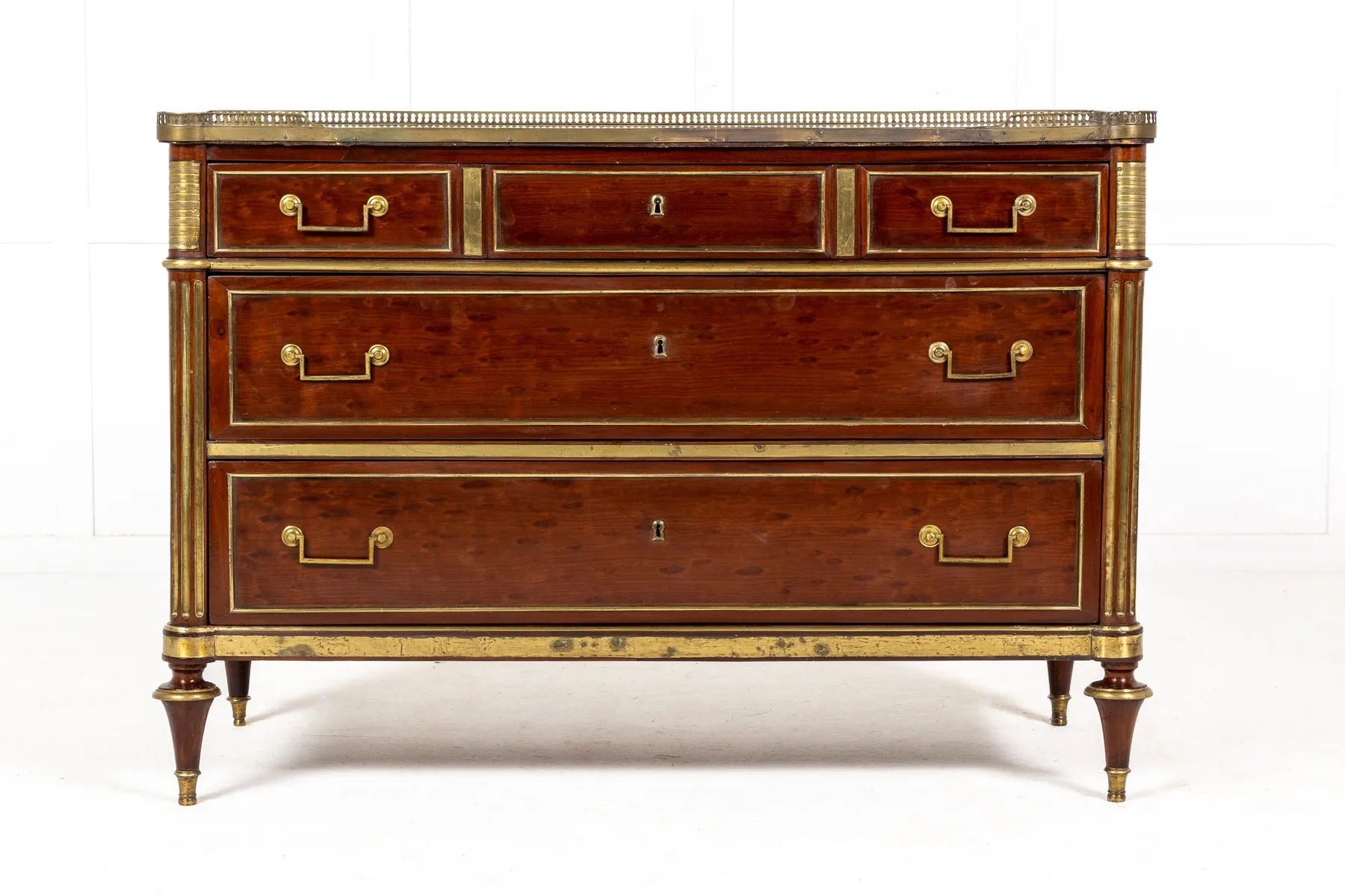 18th Century French Walnut Commode Circa 1790
