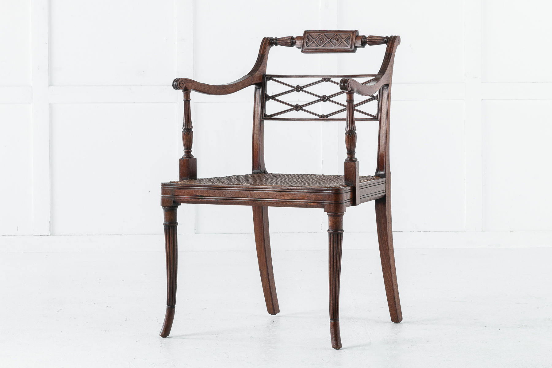 SOLD, Early 19th Century Regency Mahogany Desk Chair
