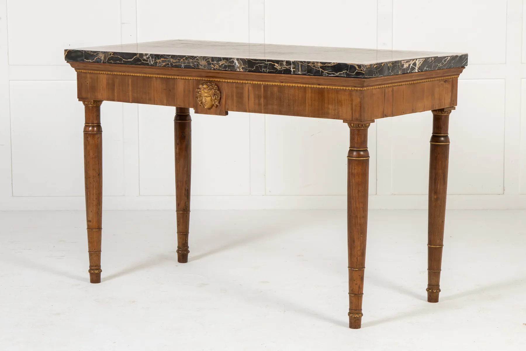 19th Century Italian Walnut Console Table