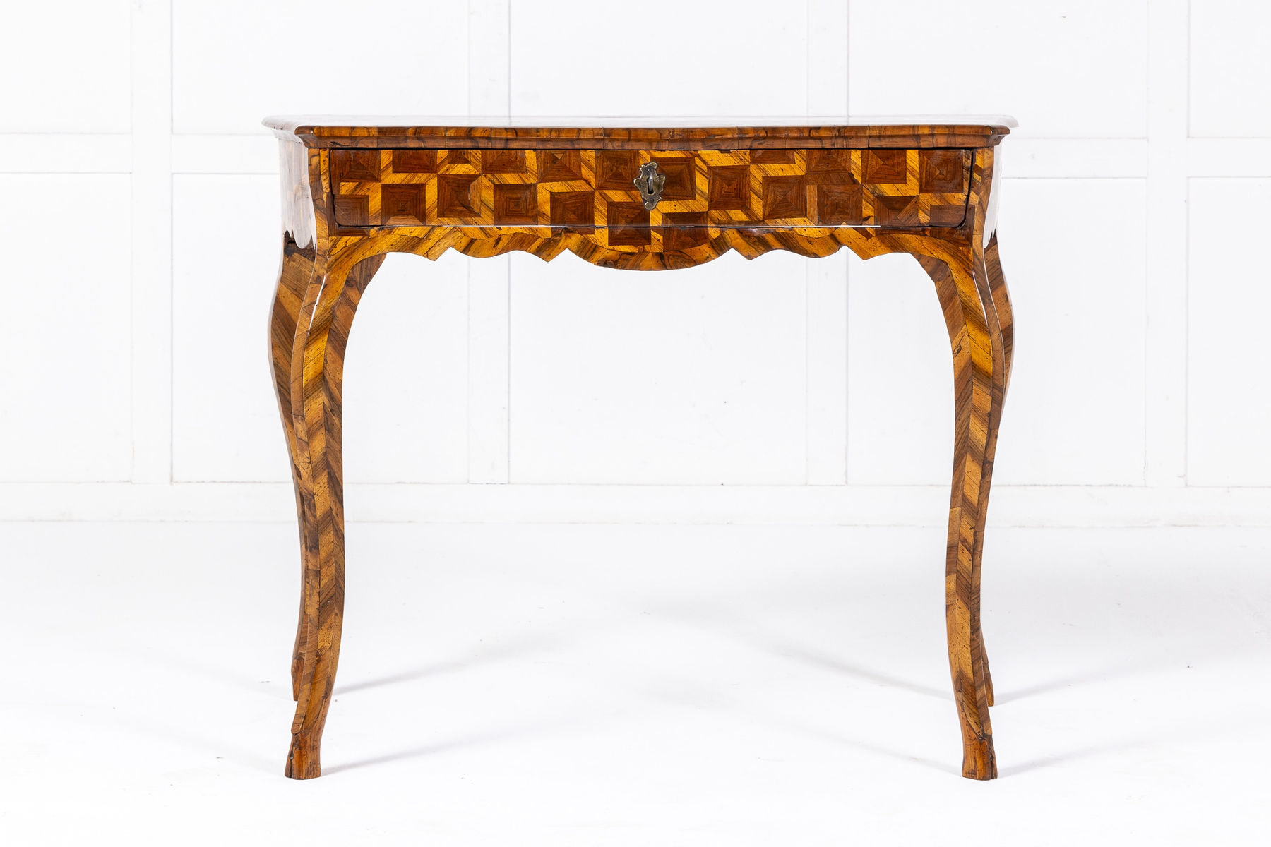 18th Century Italian Parquetry Side Table
