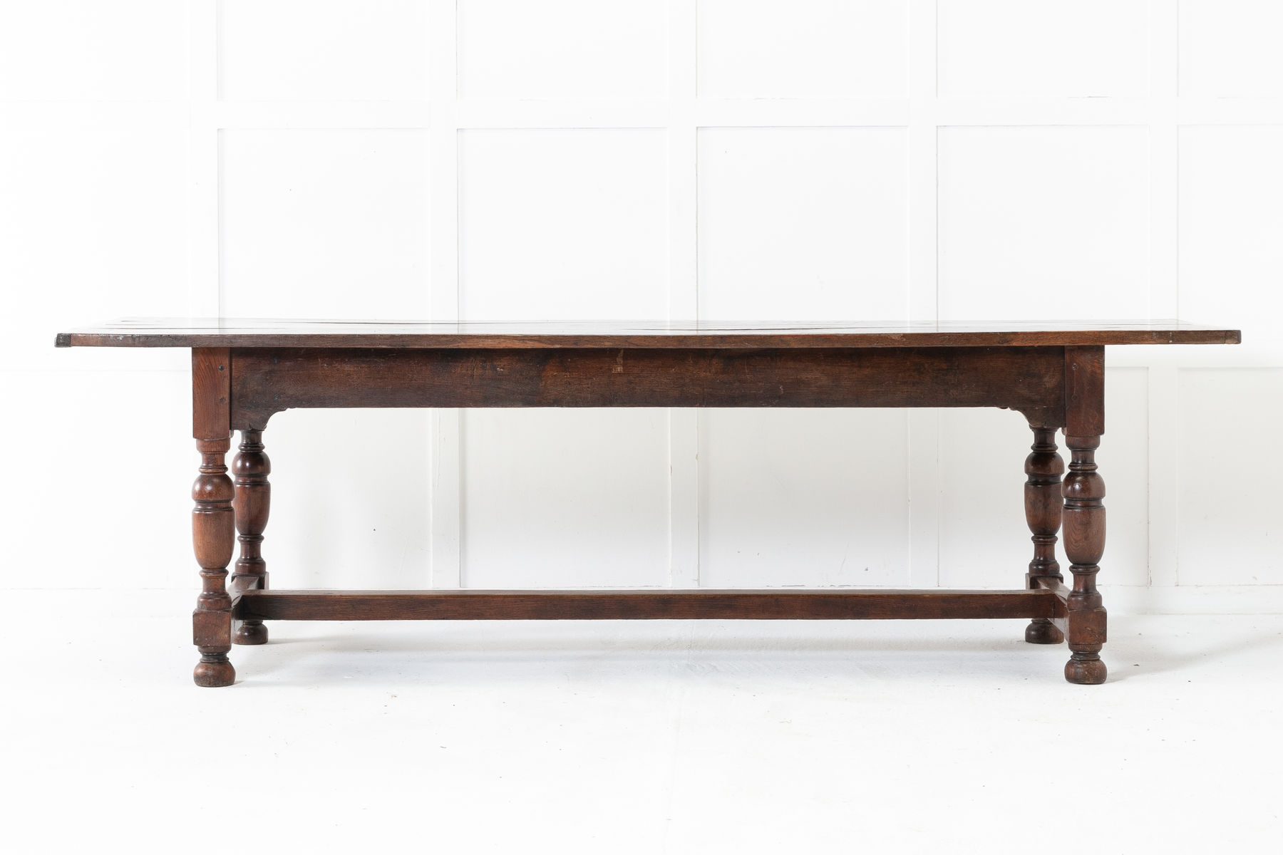 19th Century Oak Refectory Table with 17th Century Top