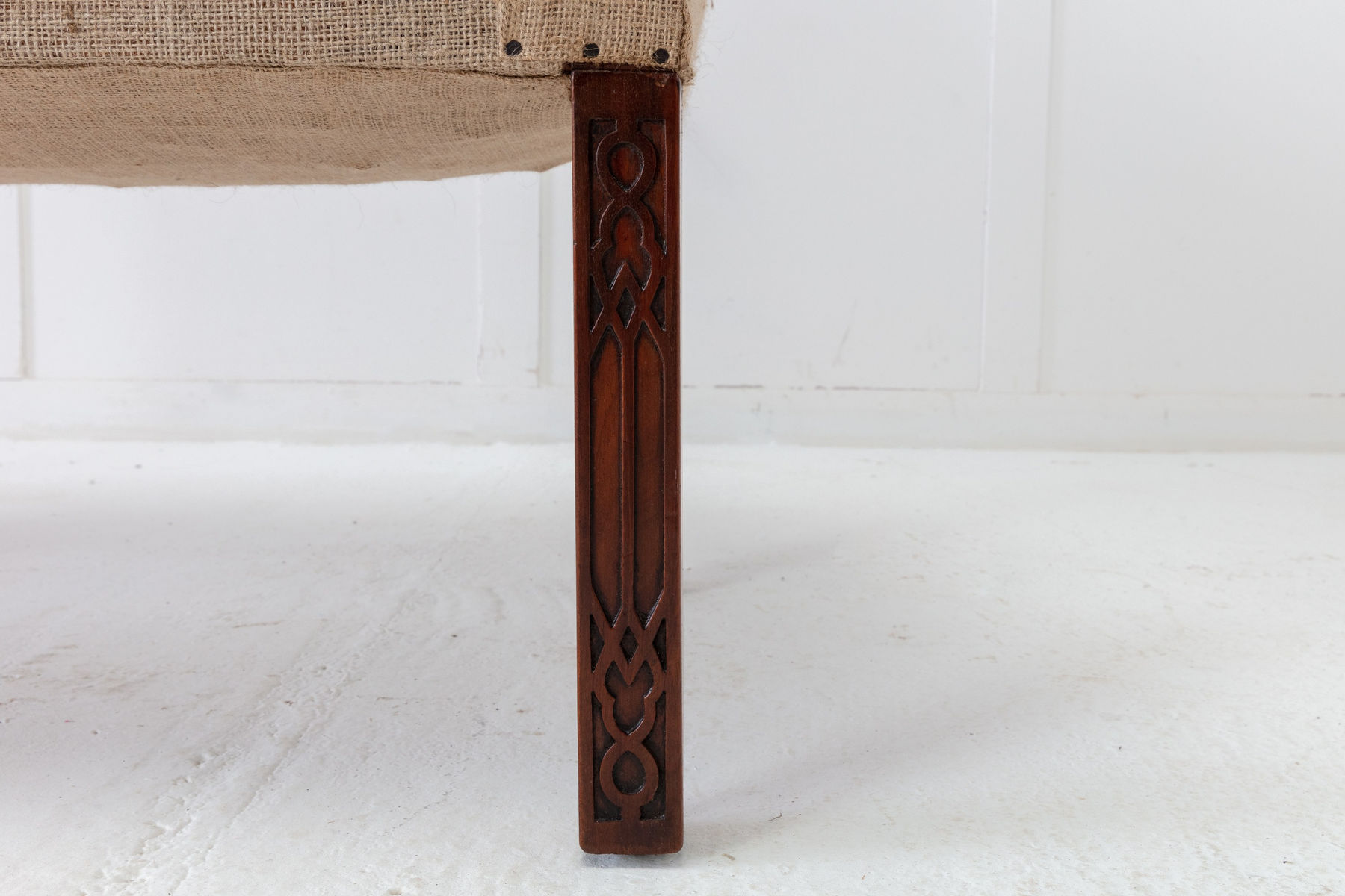 SOLD, Mahogany Edwardian Window Seat