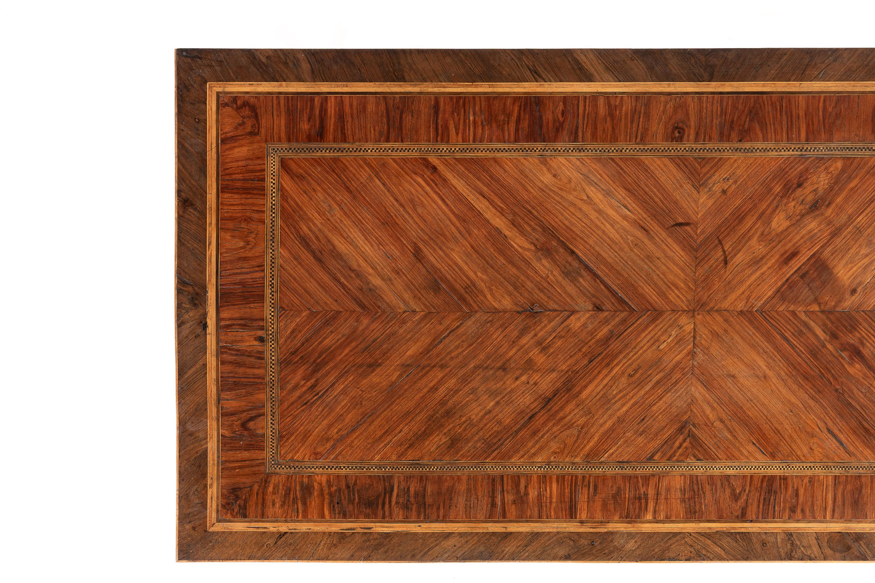 Pair of 18th Century Italian Kingwood and Walnut Console Tables