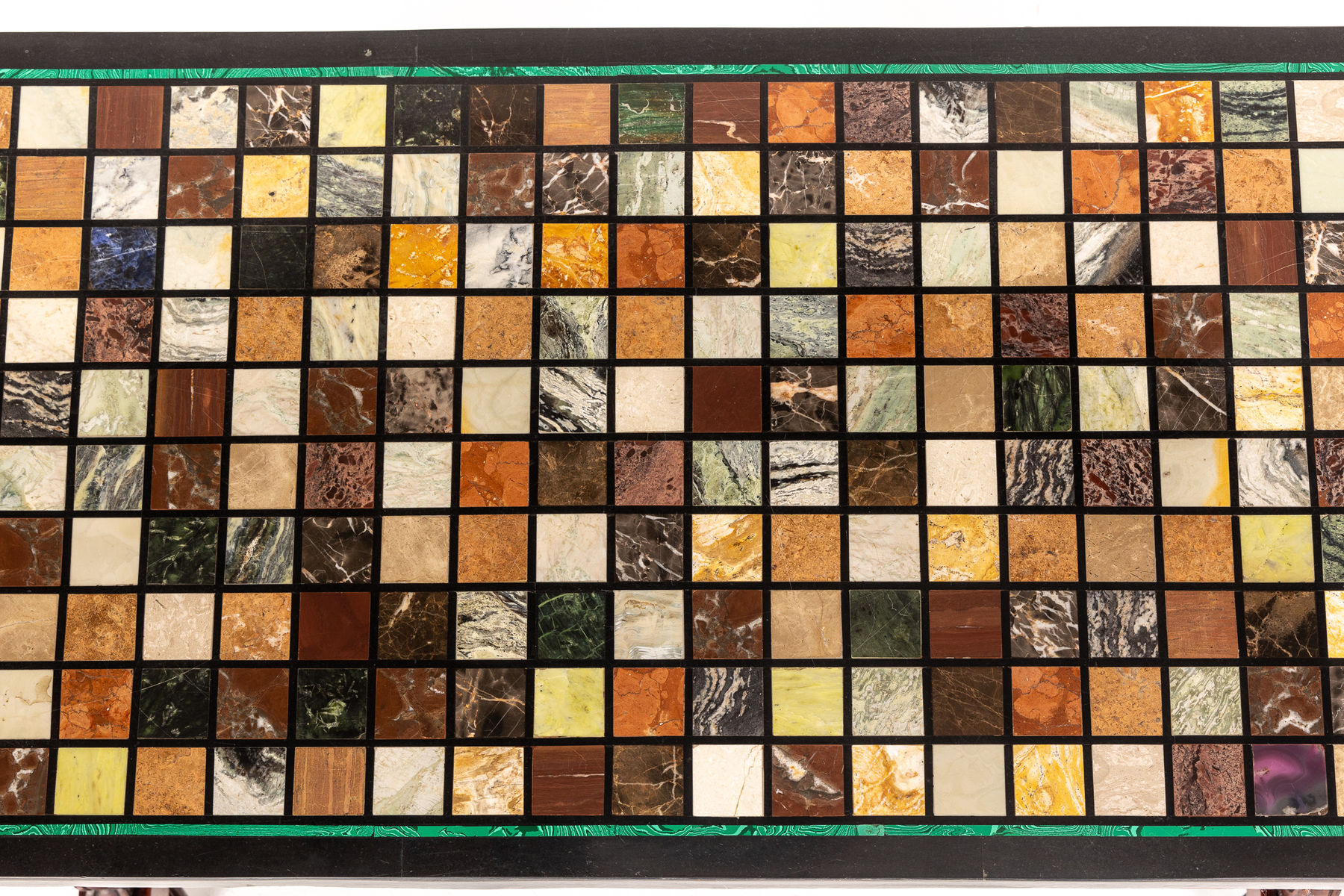 19th Century Regency Mahogany Table with Specimen Marble Top