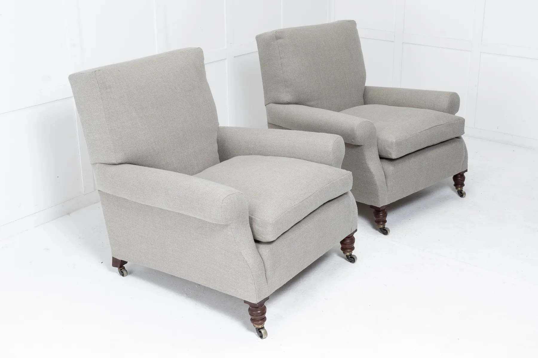 Pair of 19th Century Country House Armchairs