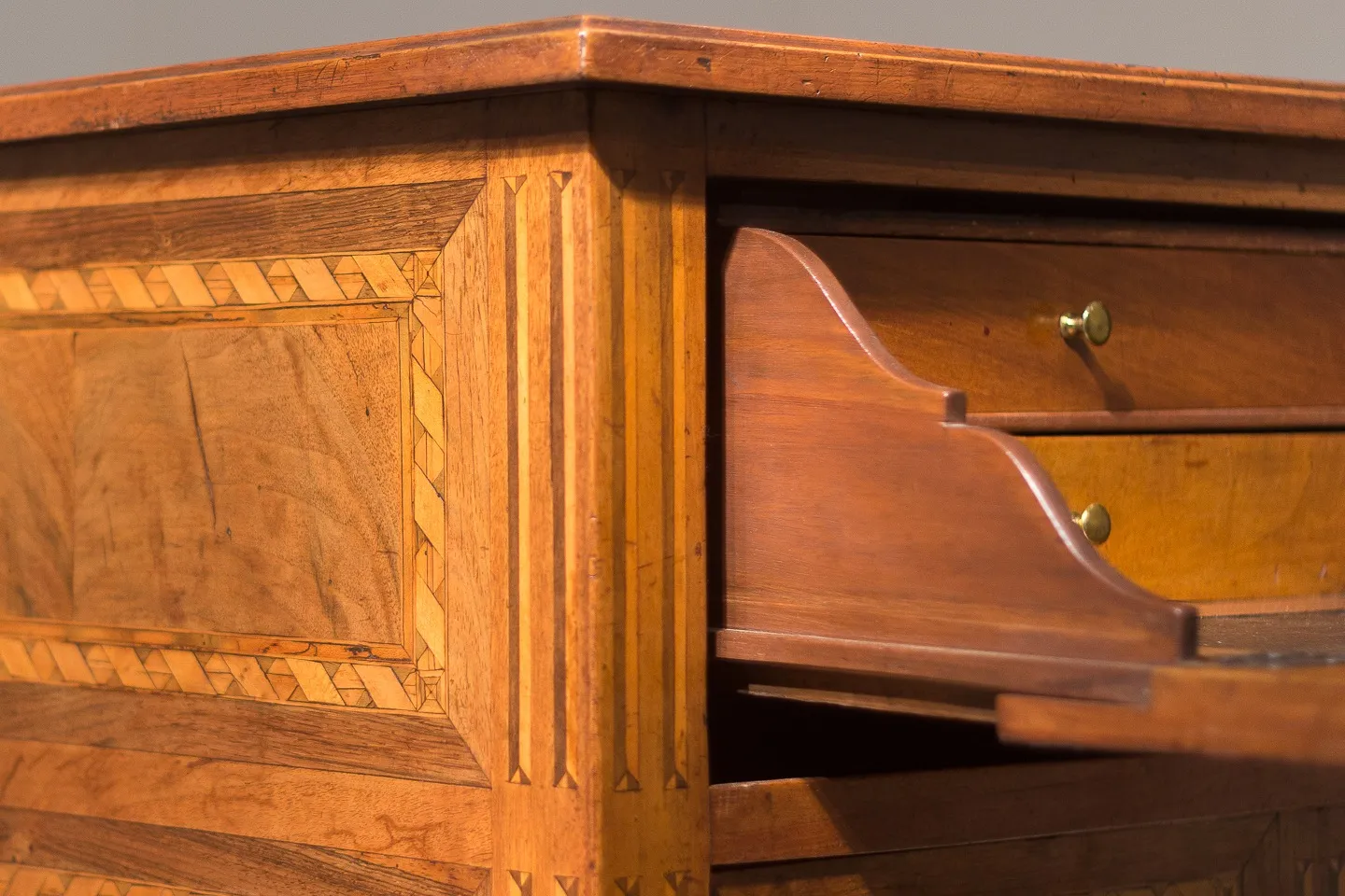 SOLD, 18th Century Italian Walnut & Kingwood Chest of Drawers