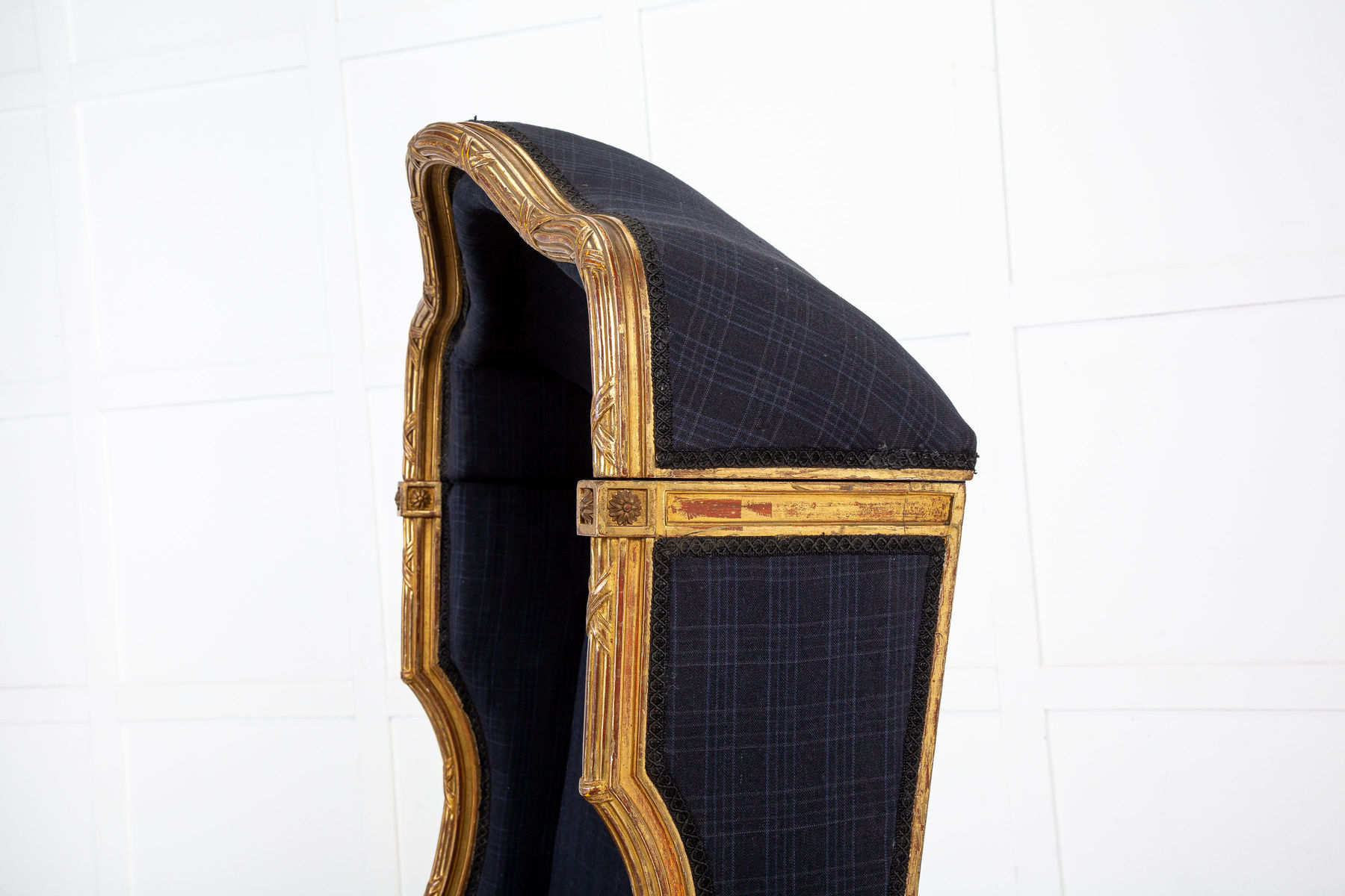 19th Century French Giltwood Porters Chair