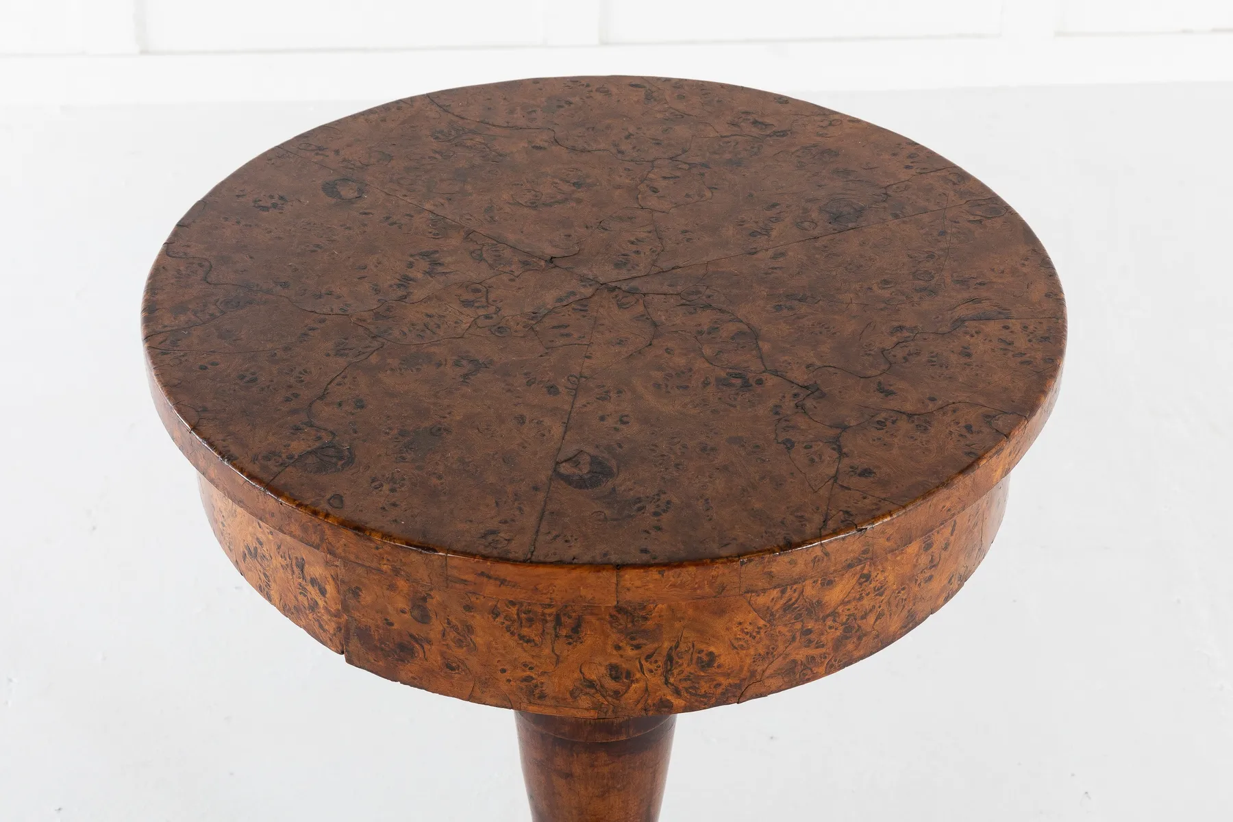 SOLD, Early 19th Century Italian Burr Oak Guéridon