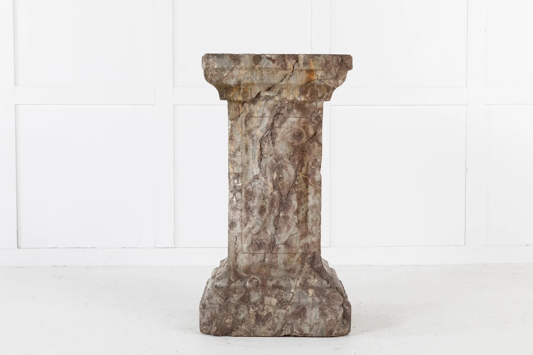 SOLD, 18th Century Marble Plinth