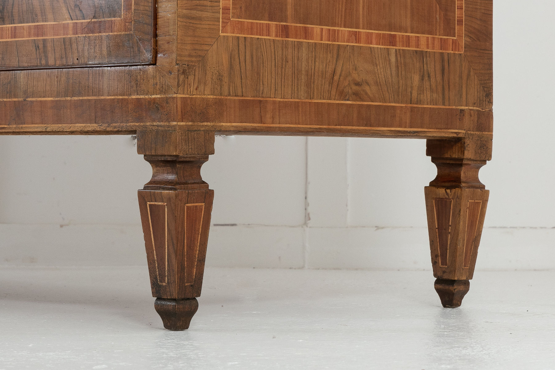 SOLD, Pair of 18th Century Italian Walnut Commodes