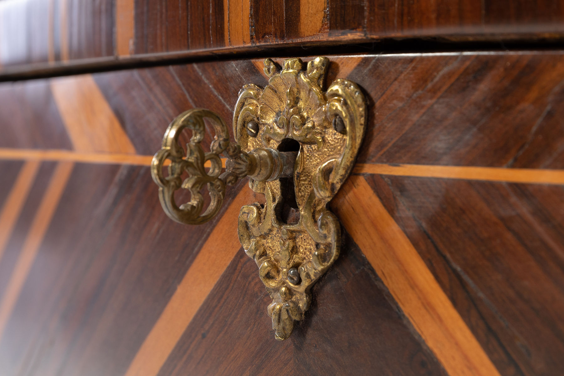 Rare 18th Century French Cocuswood Bureau