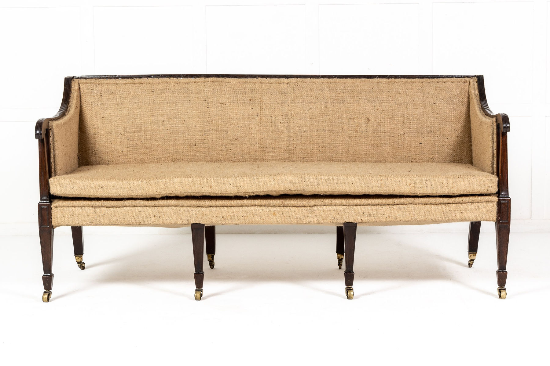 19th Century English Mahogany Sofa