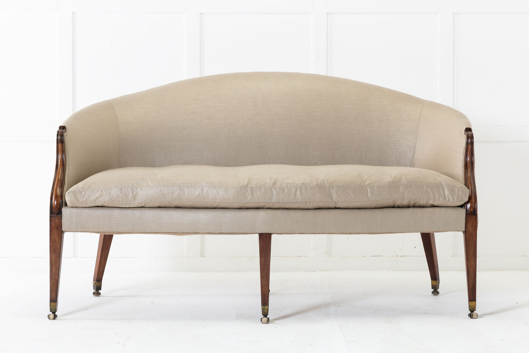 18th Century George III 'Hepplewhite' Mahogany Sofa