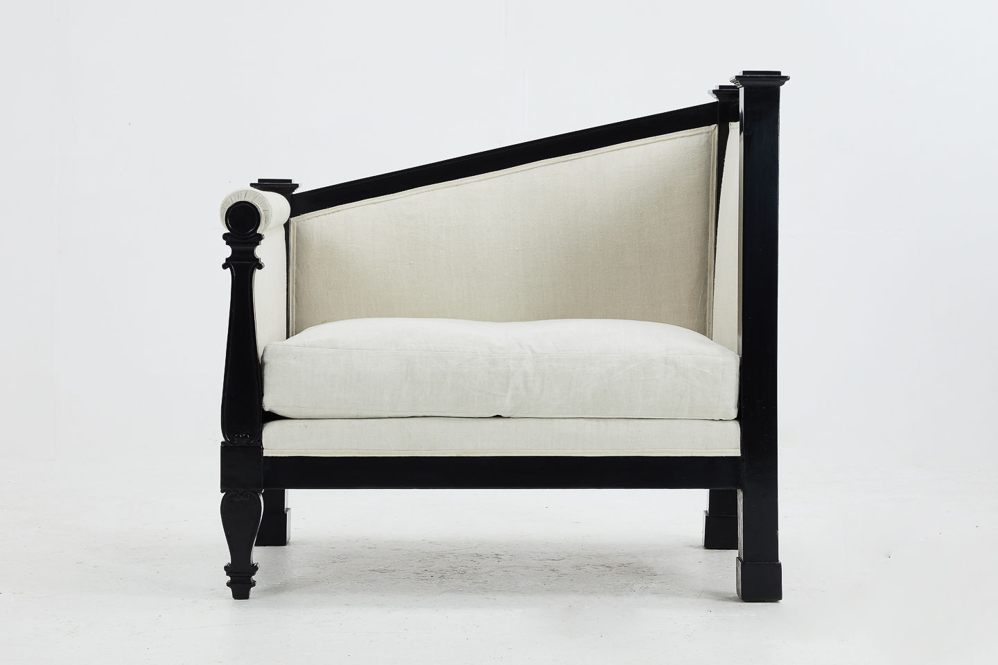 Early 19th Century French Ebonised Sofa