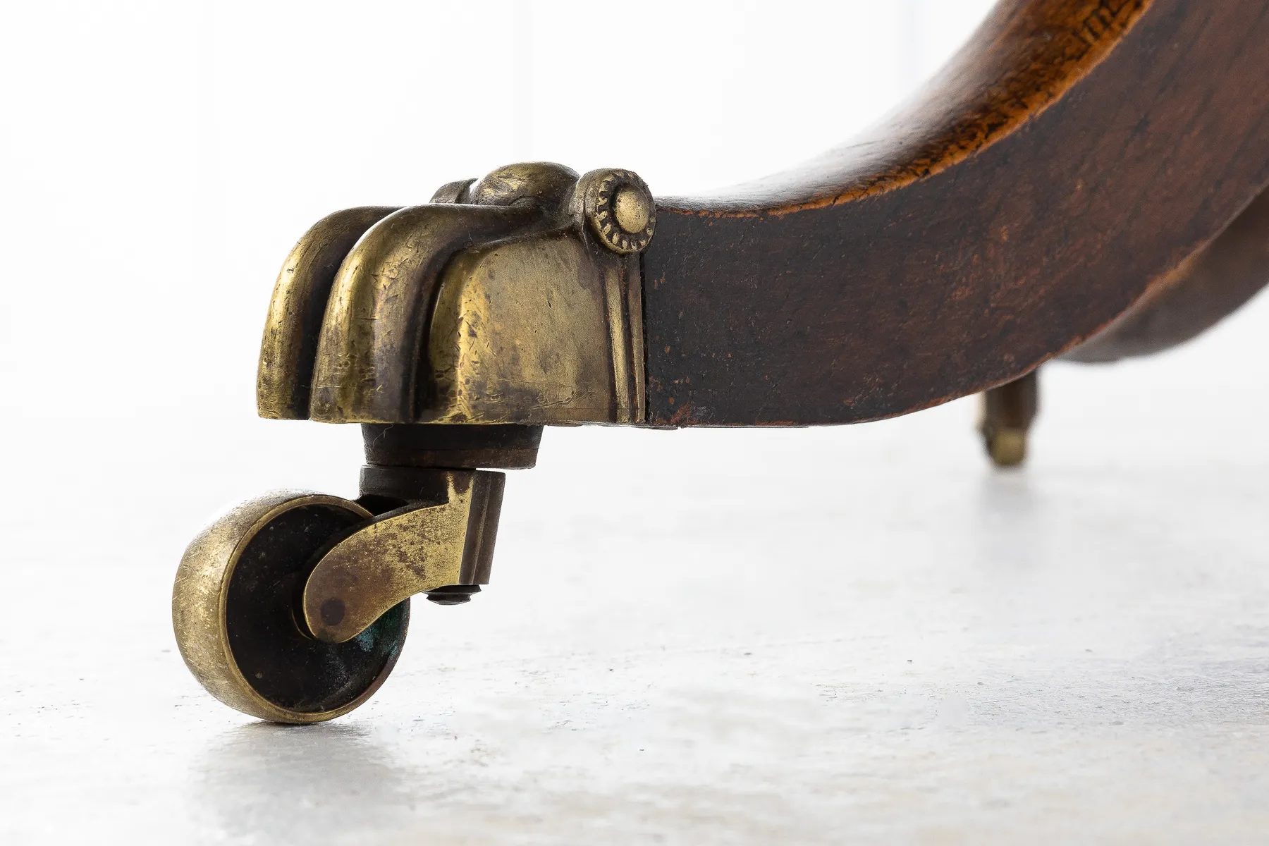 SOLD, 19th Century Regency Oak Drum Table