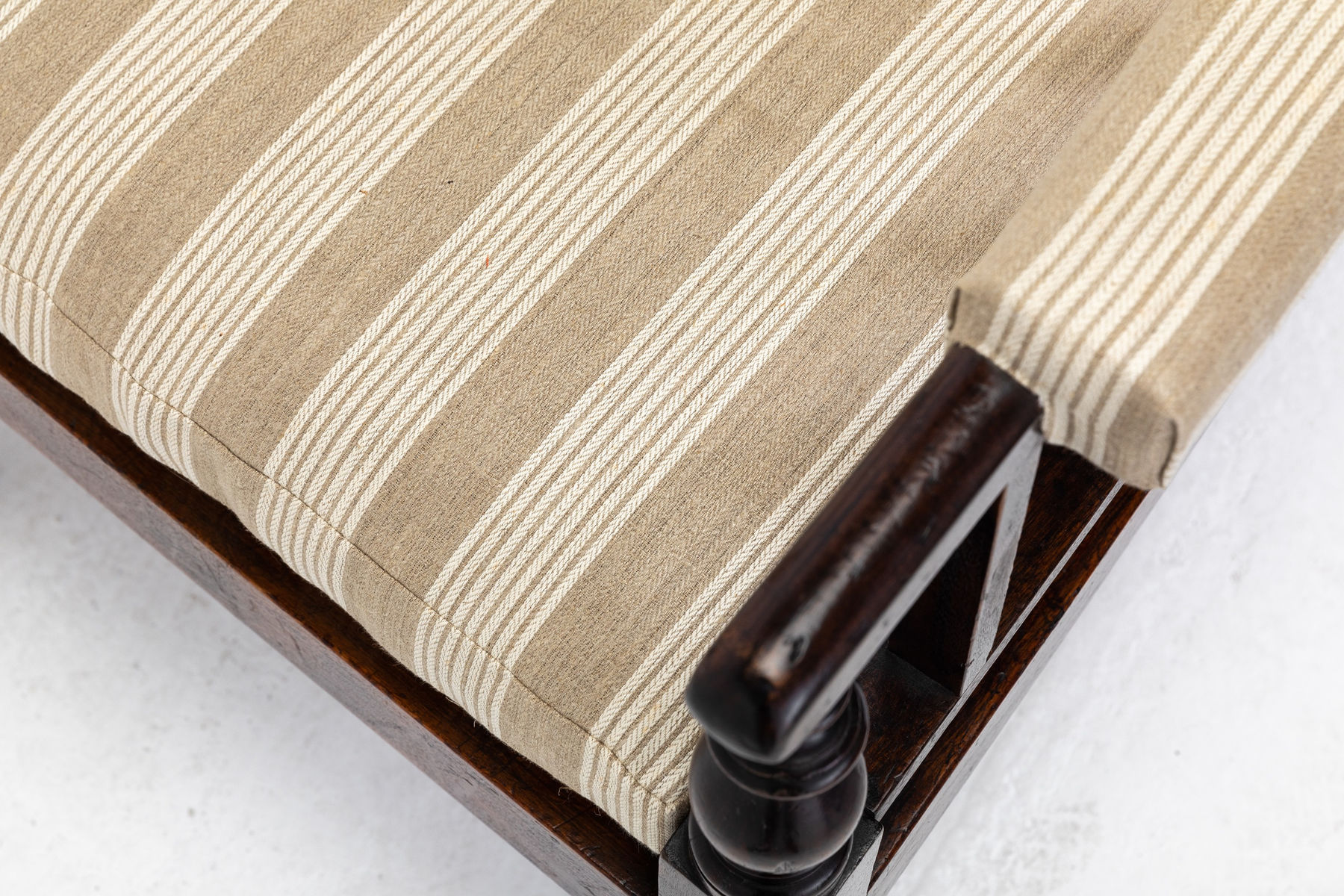 Pair of Large 19th Century English Simulated Rosewood Armchairs