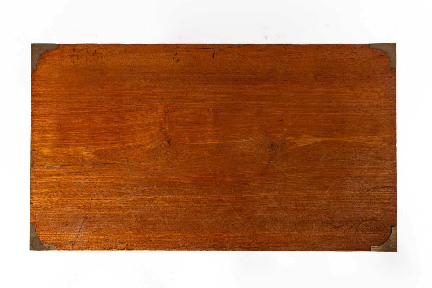 Small 19th Century Teak Campaign Chest