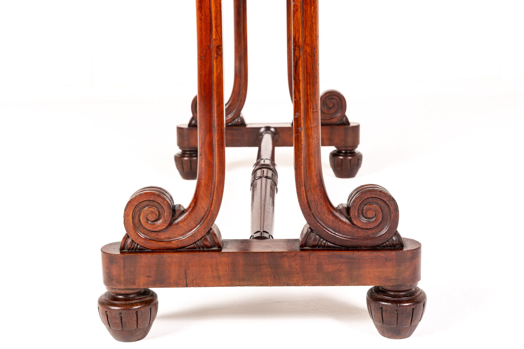 19th Century Regency Mahogany Table with Specimen Marble Top