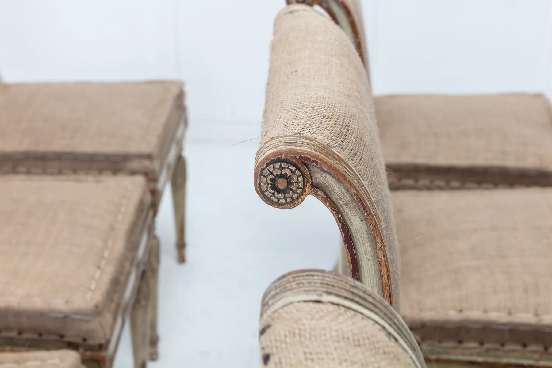 SOLD, Set of Eight 1930s French Dining Chairs