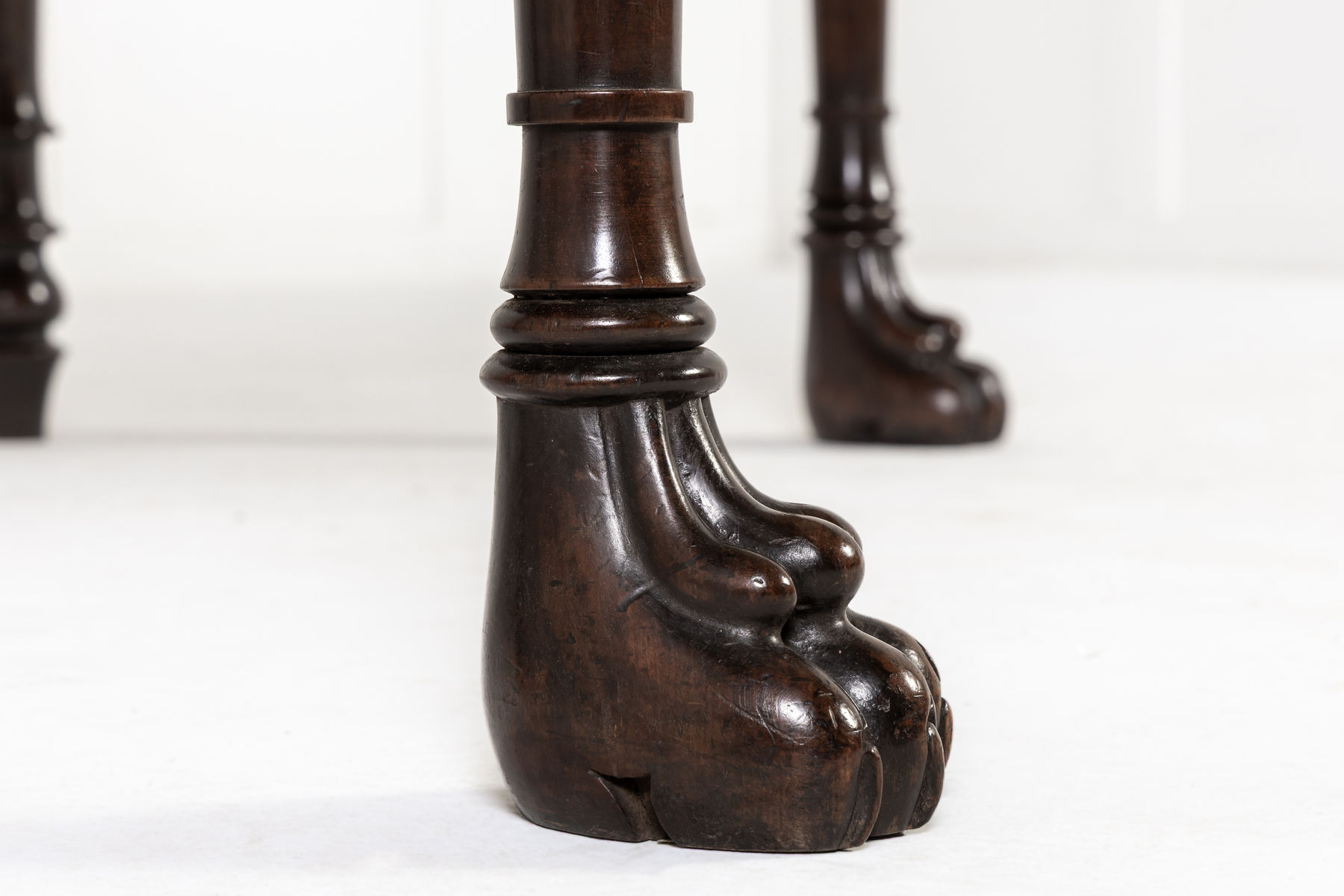 19th Century English Regency Mahogany Serving Table