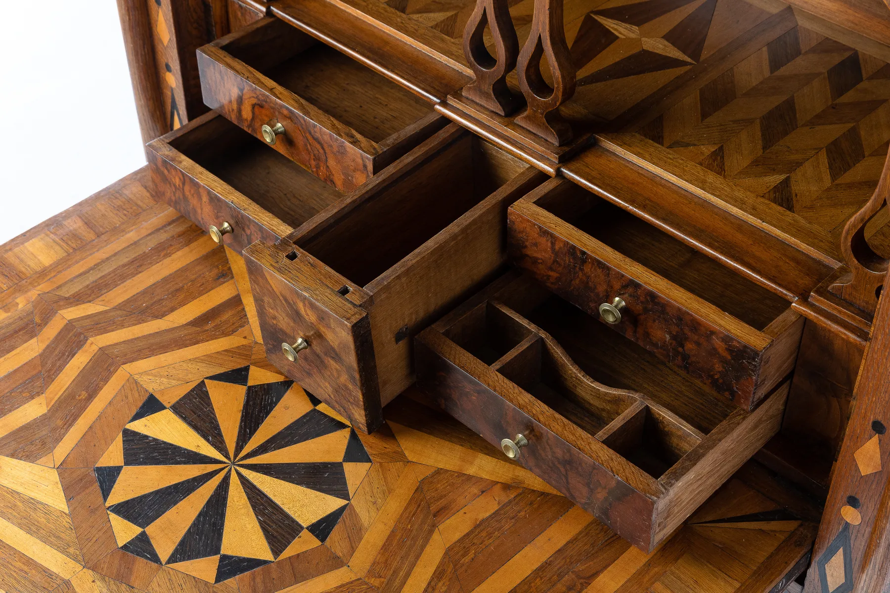 19th Century French Oak Escritoire