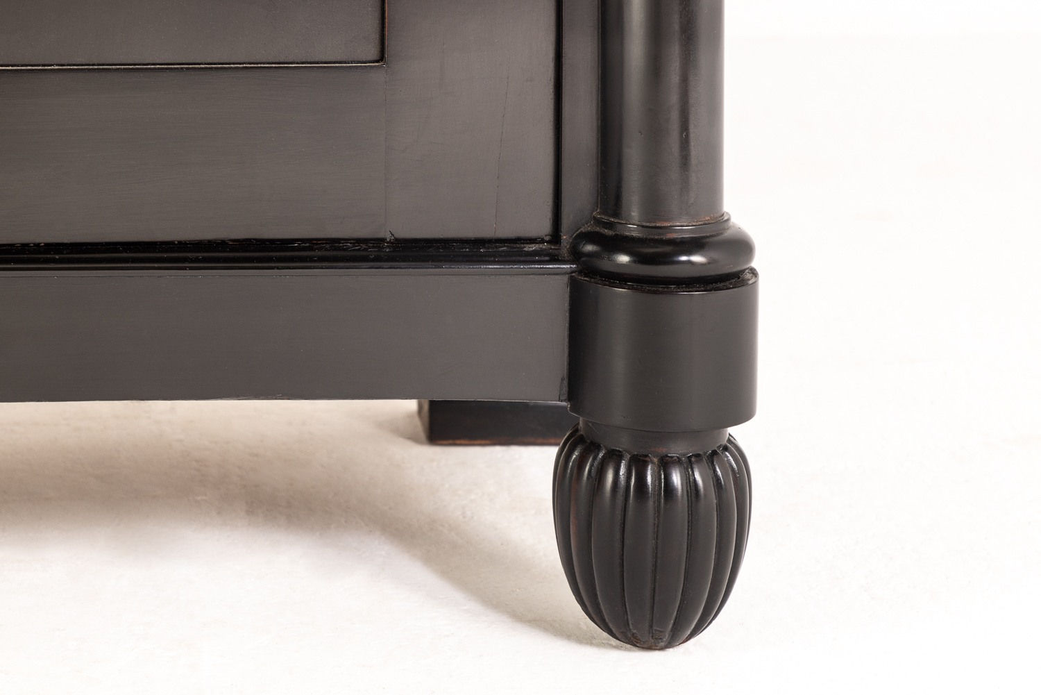 Early 19th Century Ebonised French Empire Period Bookcase