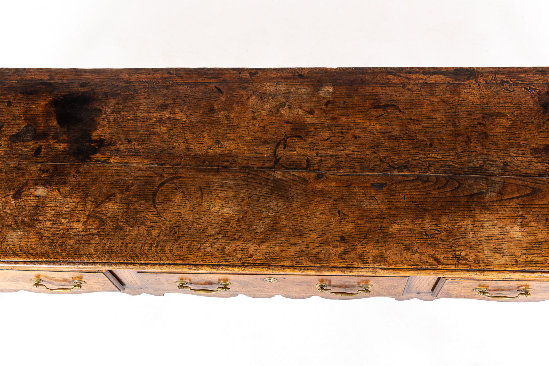 18th Century English Oak Dresser Base