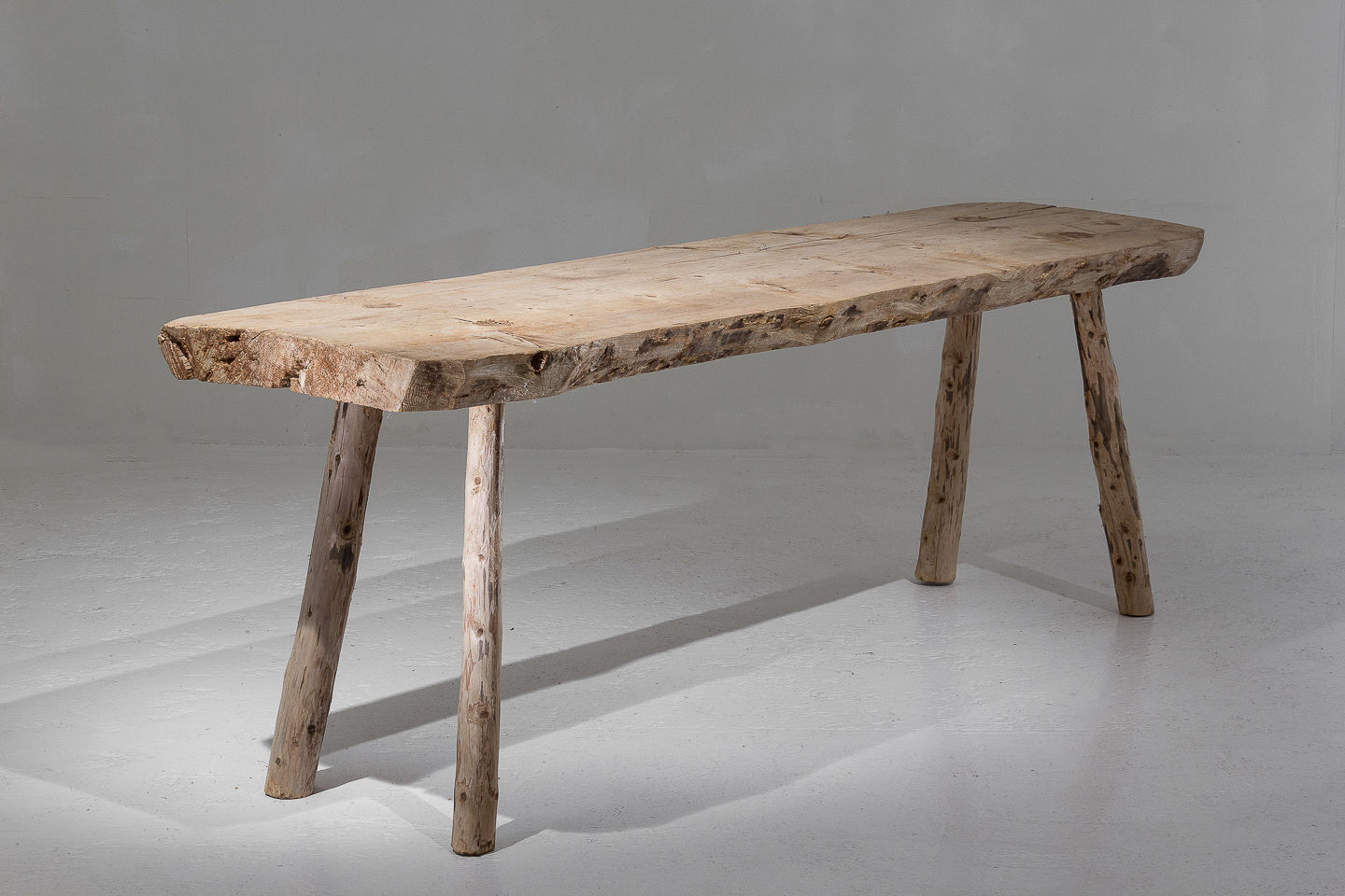 Primitive Pine Console Table