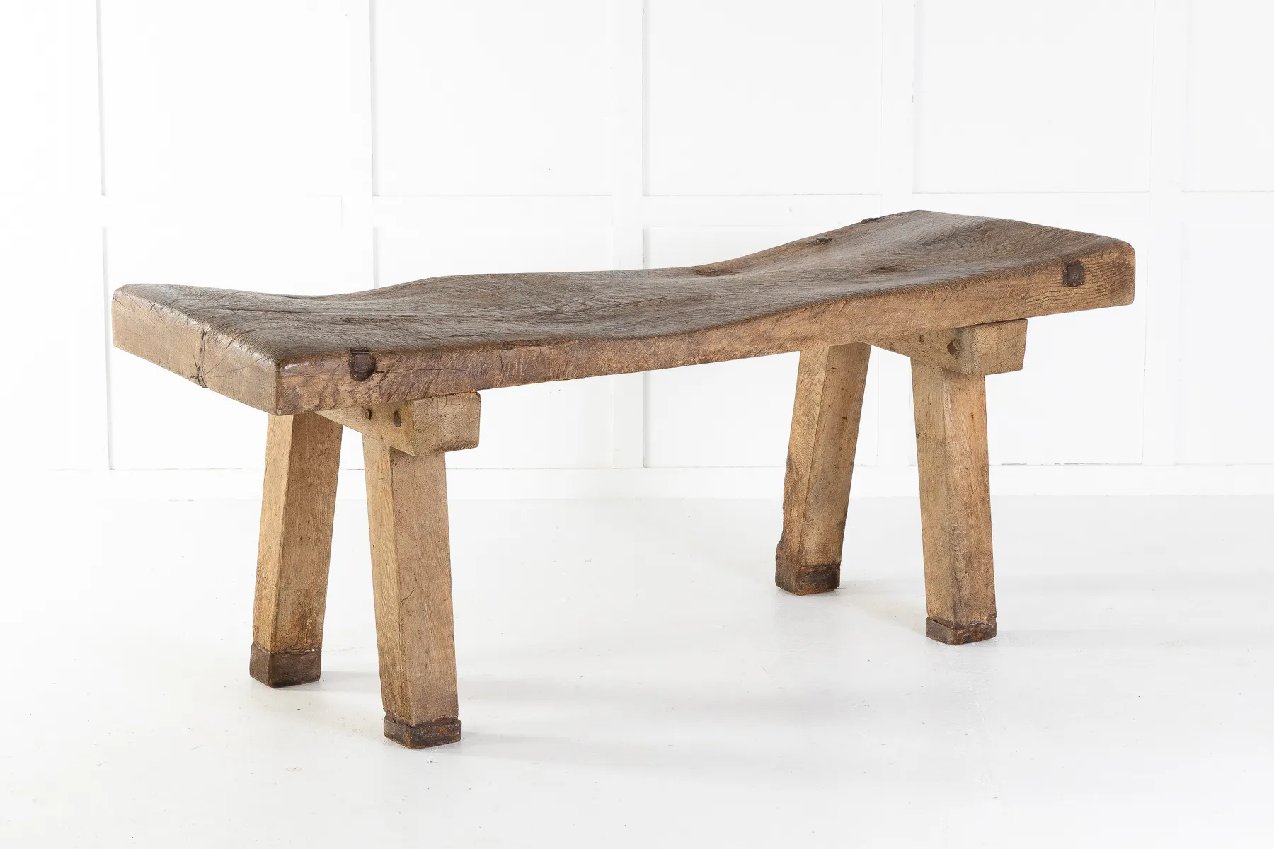 Rustic 19th Century English Chopping Block