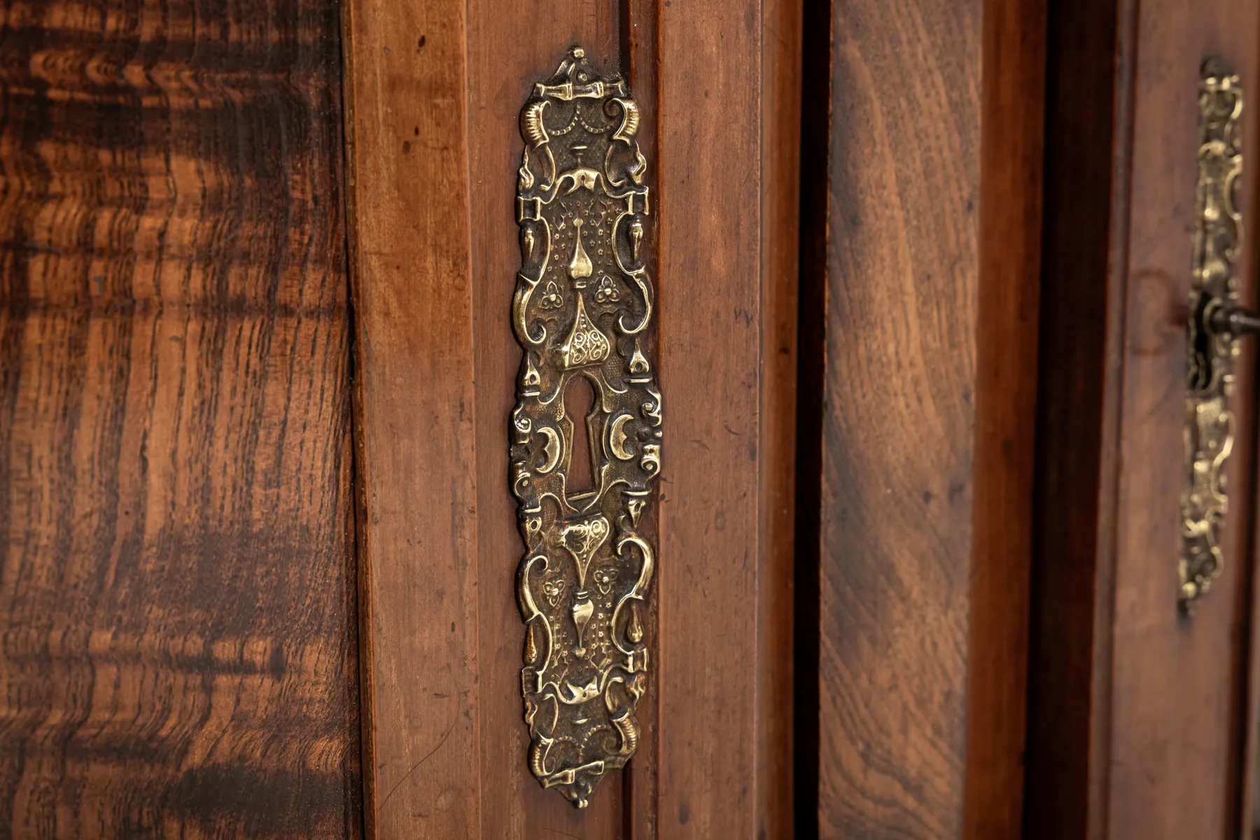 18th Century French Cherrywood and Burr Ash Enfilade