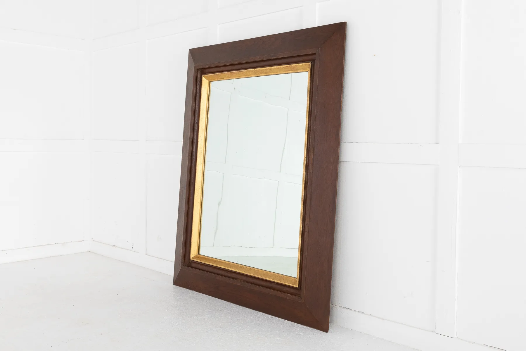 SOLD, 19th Century French Oak Mirror