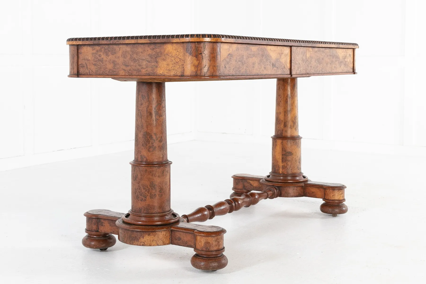 SOLD, 19th Century Pollard Oak Writing Table